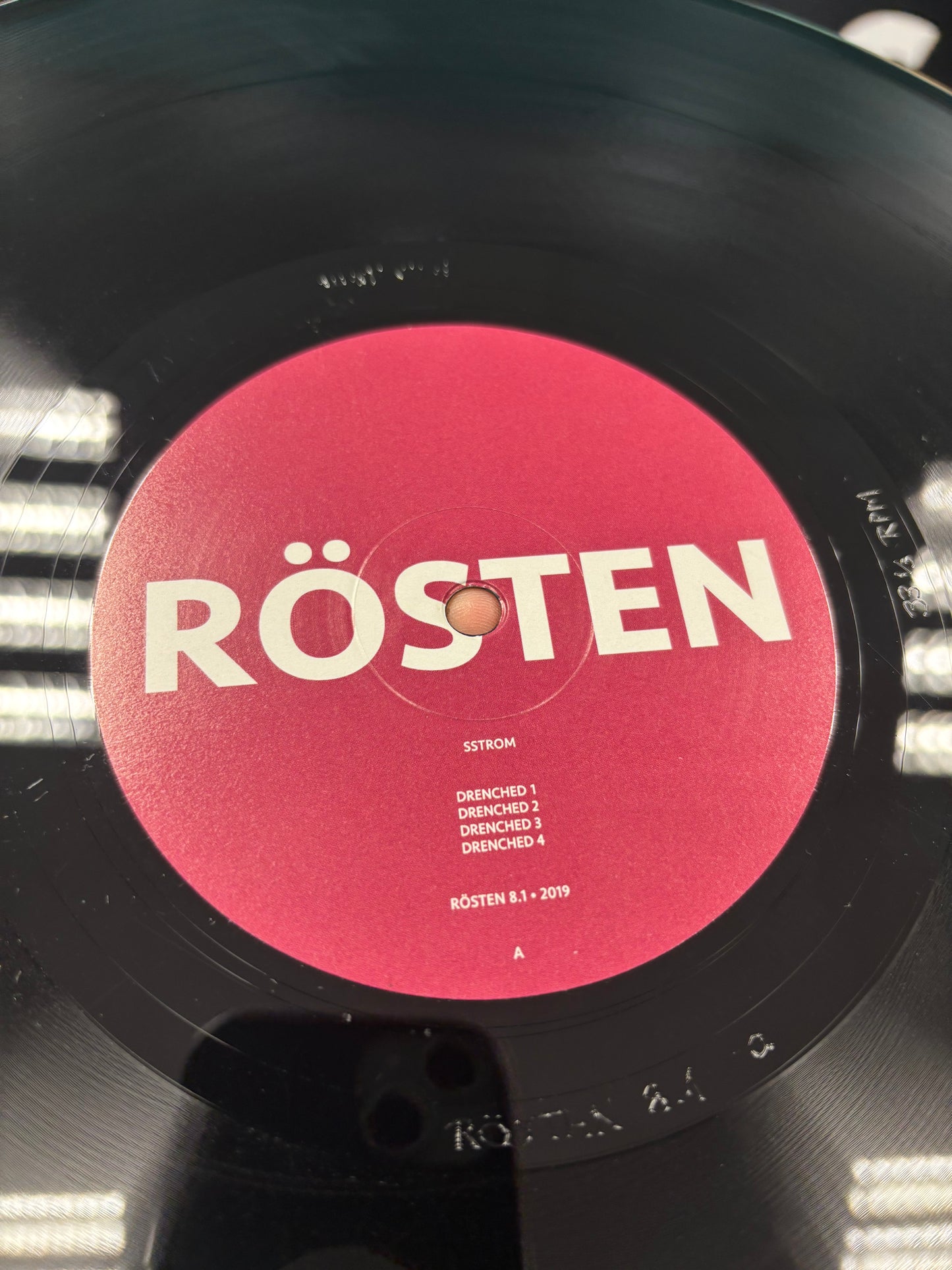 SSTROM: Drenched 1-4, 12inch, Only pressing, Rösten, Sweden 2019
