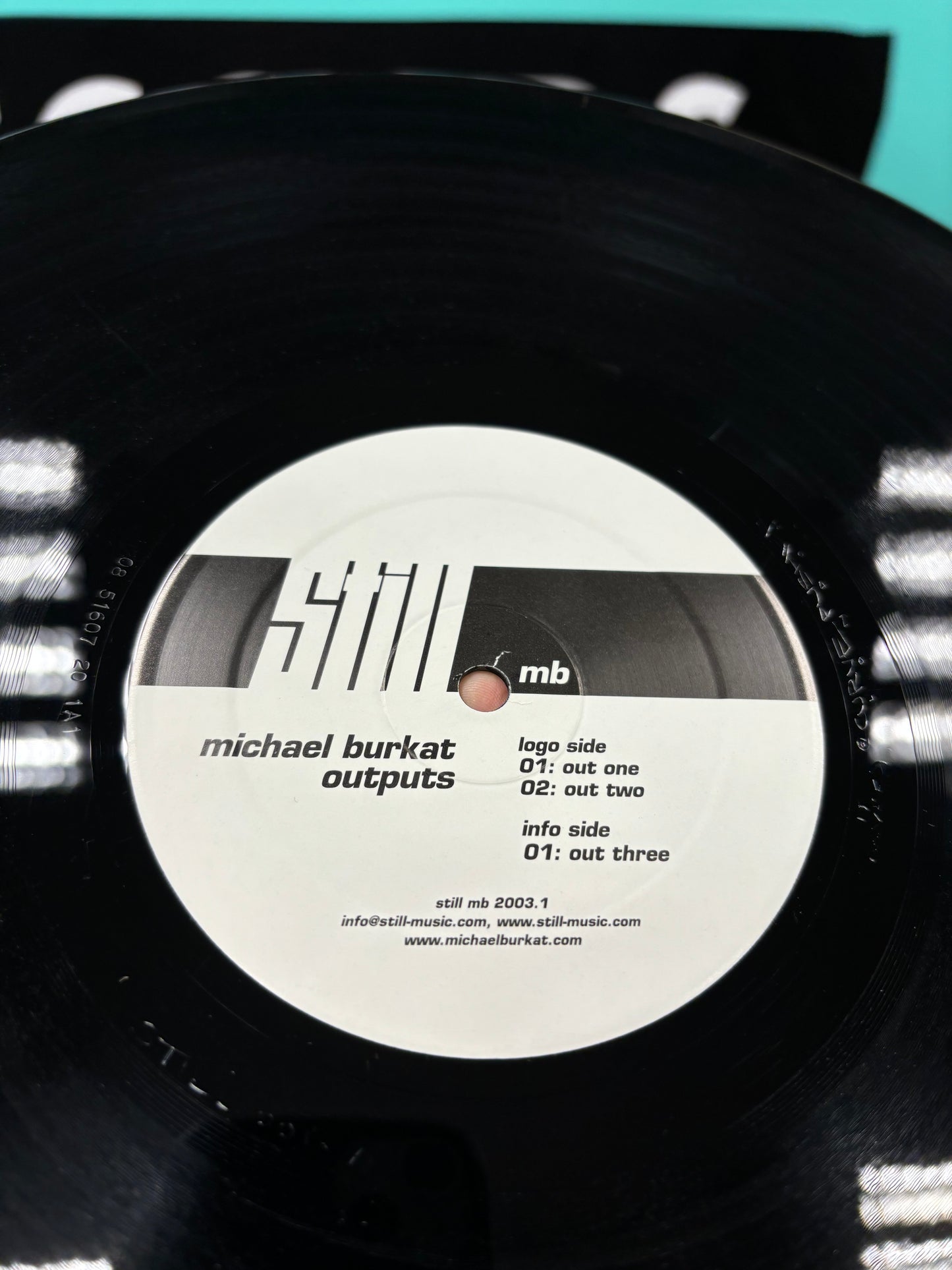 Michael Burkat: Outputs, 12inch, Only official pressing, Still MB, Germany 2003