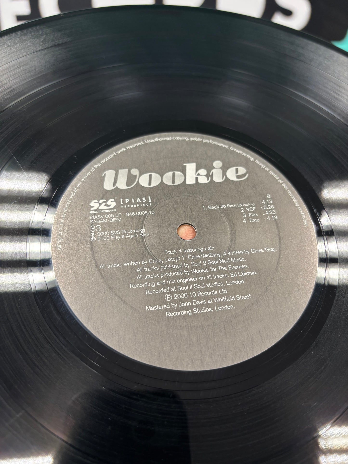 Wookie: Wookie, LP, 1st pressing, S2S Recordings, [PIAS], UK 2000