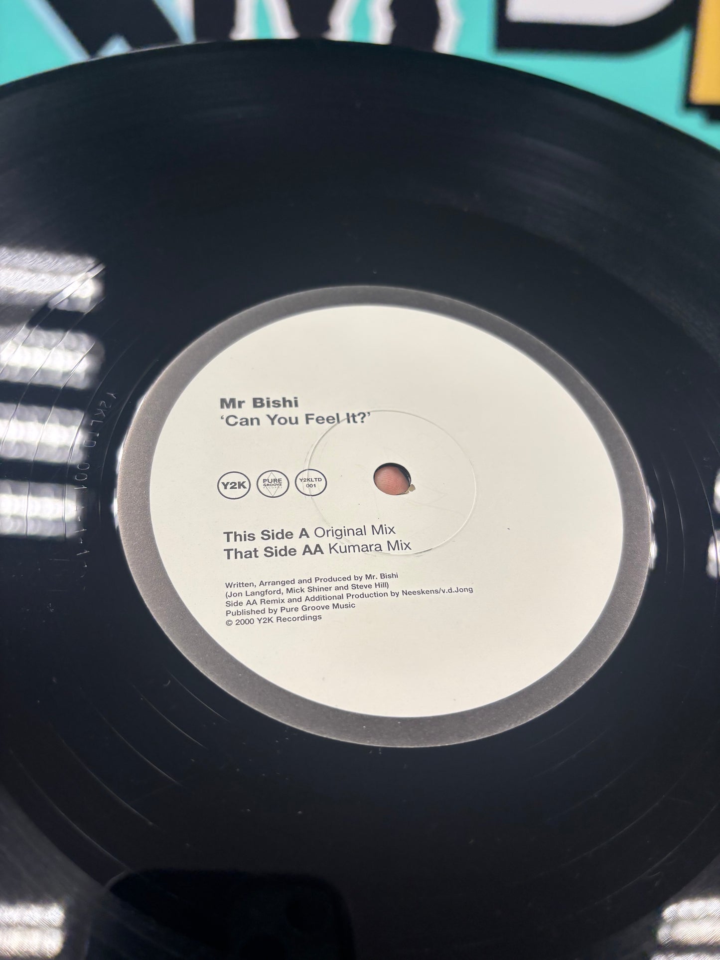 Mr Bishi: Can You Feel It?, 12inch, Only pressing, Y2K Limited, UK 2000