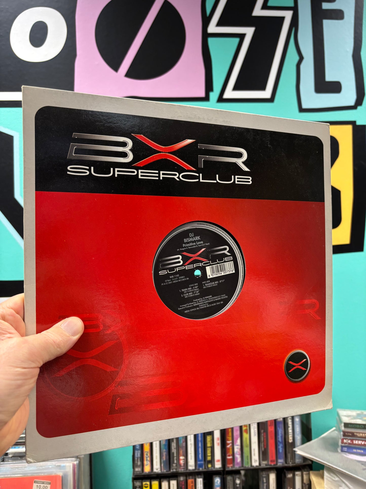 DJ Bismark: Primitive Love, 12inch, 1st pressing, BXR, Italy 2001