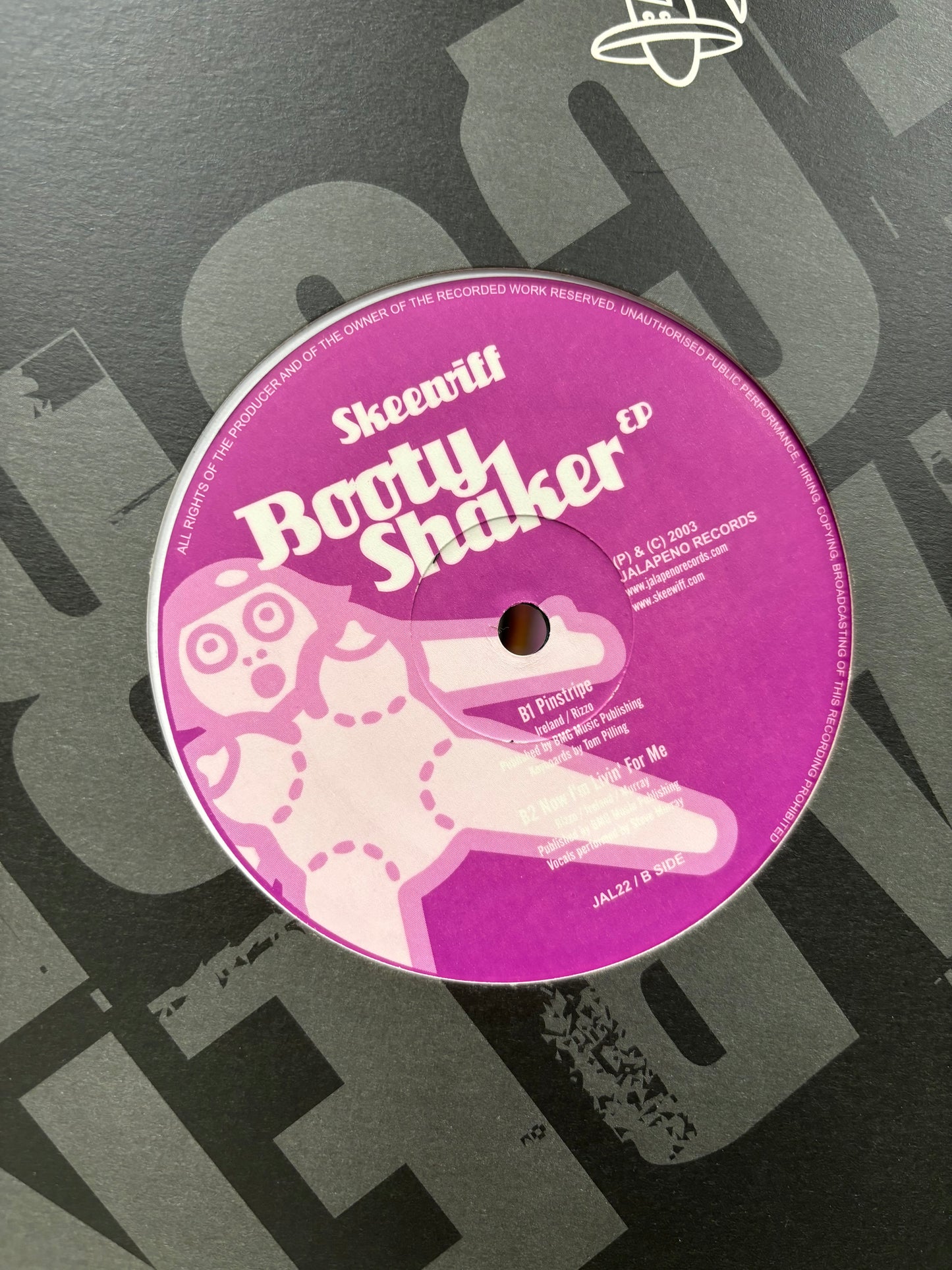 Skeewiff: Booty Shaker EP, 12inch, Only pressing, Jalapeno Records, UK 2003