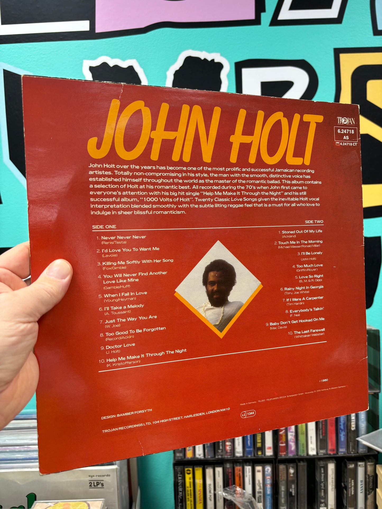 John Holt: 20 Golden Love Songs, LP, Trojan Records, Germany 1980