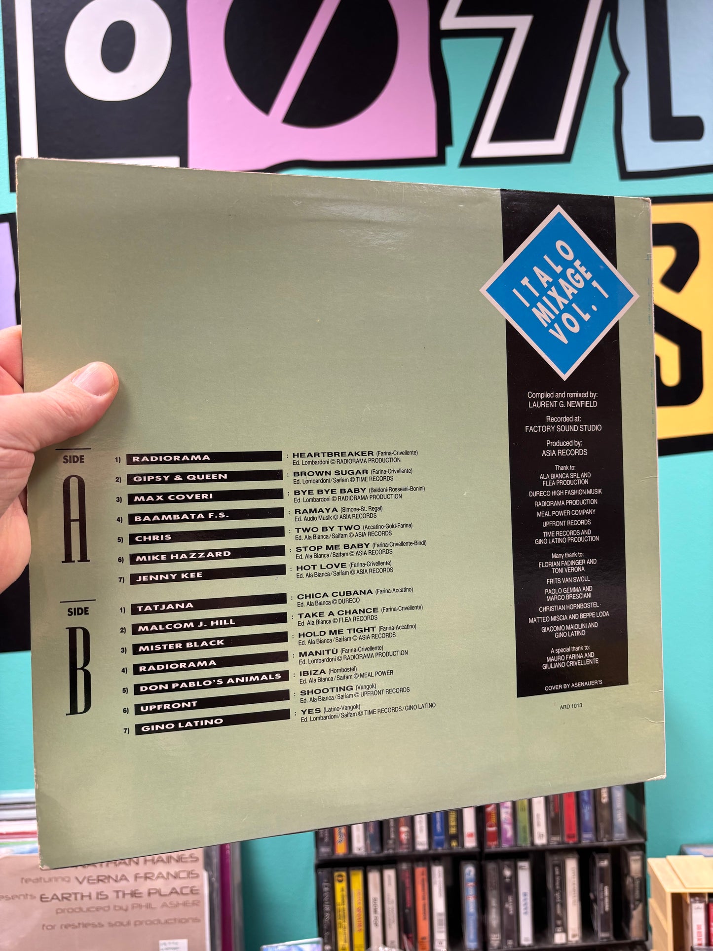 Italo-Mixage Vol.1, 12inch, Mixed, Only pressing, Asia Records, Italy 1988