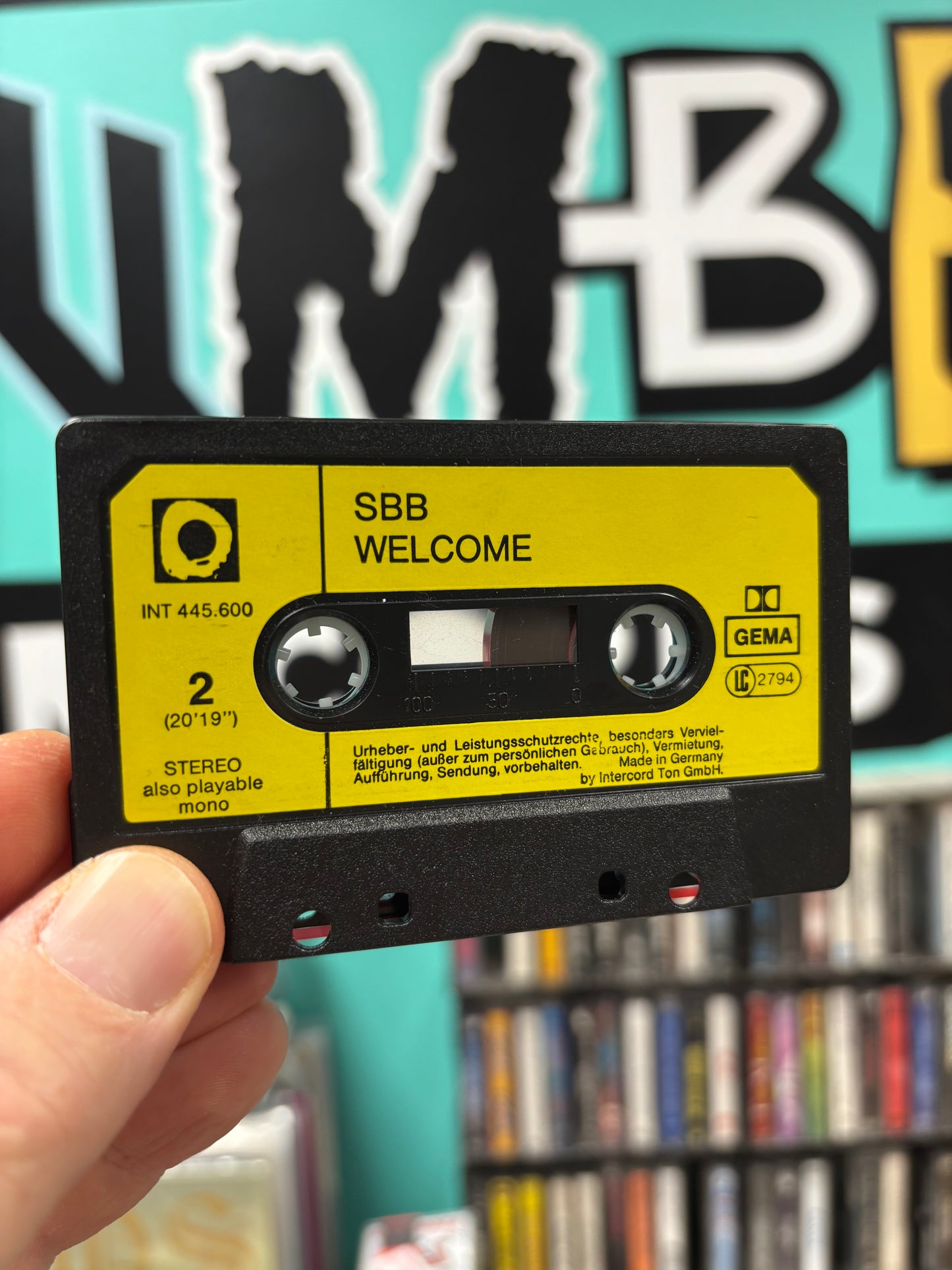 SBB: Welcome, C-cassette, Spiegelei, Germany 1979