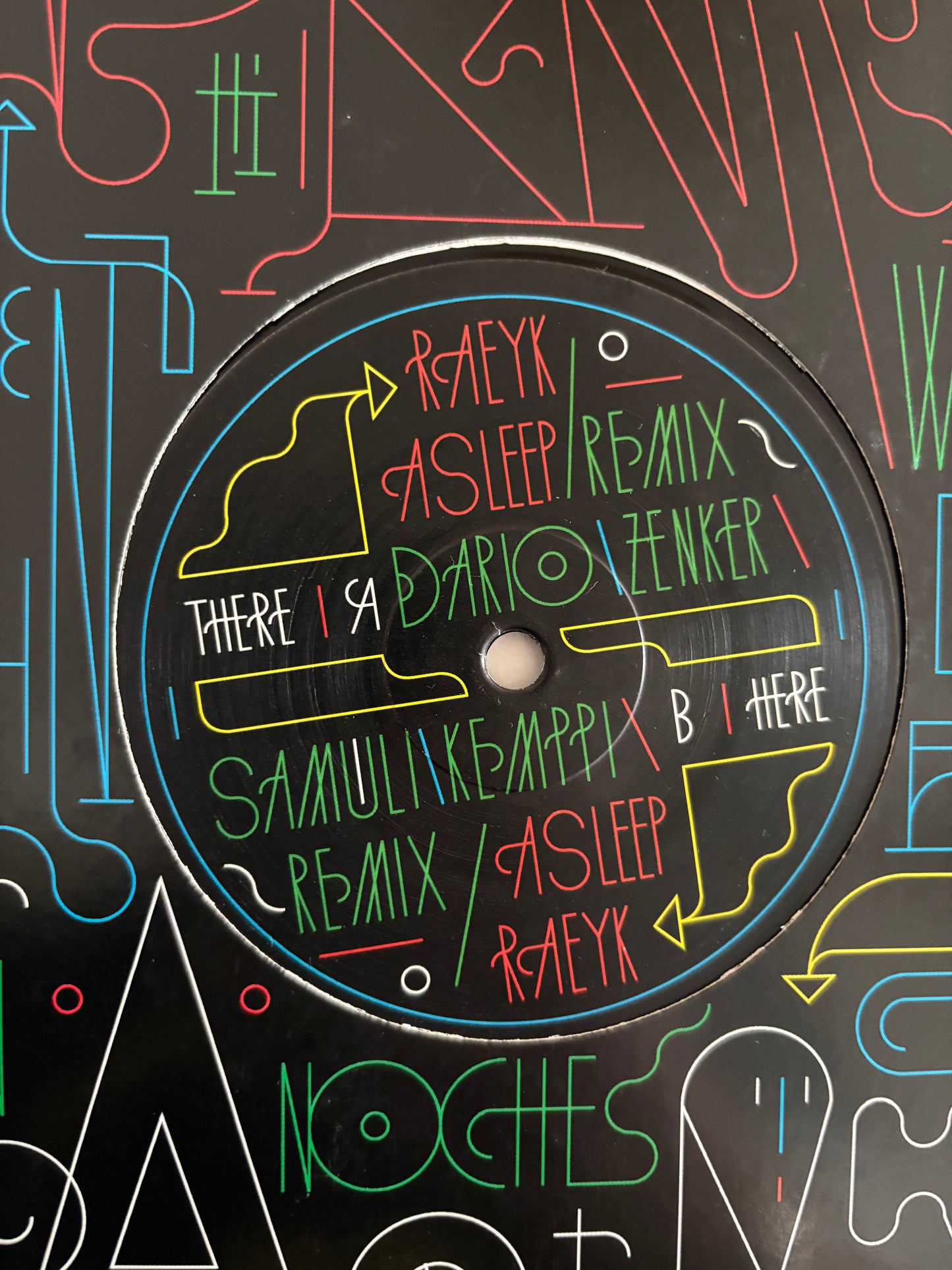 Raeyk: Asleep (Remixes), 12inch, Only pressing, Varianz Records, Germany 2011