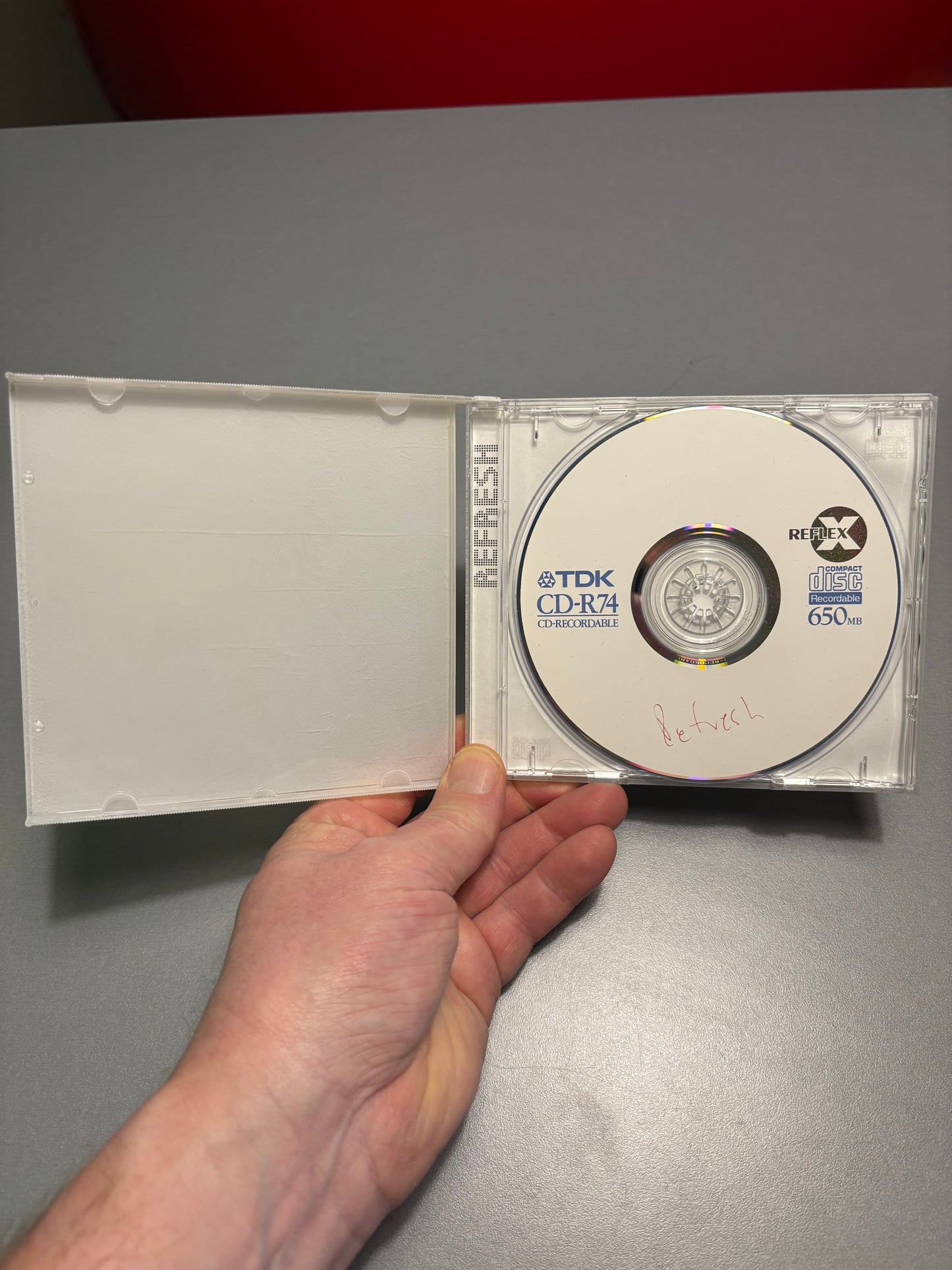 DJ Dixon & DJ Static: Refresh, CDr, Only pressing, white label, promo, Finland 1999-2000?