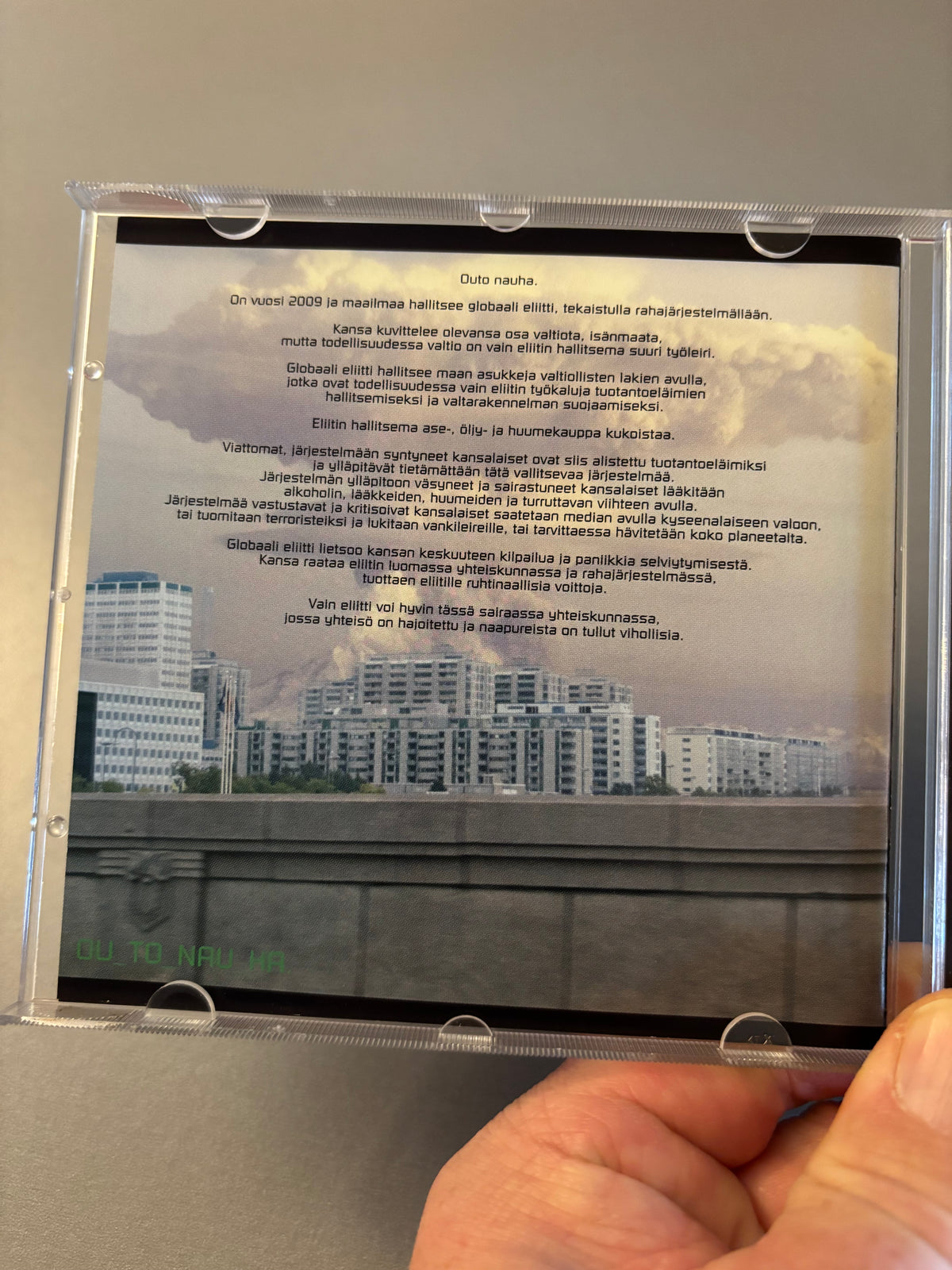 Julma Henri & Laineen Kasperi: OU_TO_NAU_HA., CD, Only pressing, Ähky Records, Finland 2009