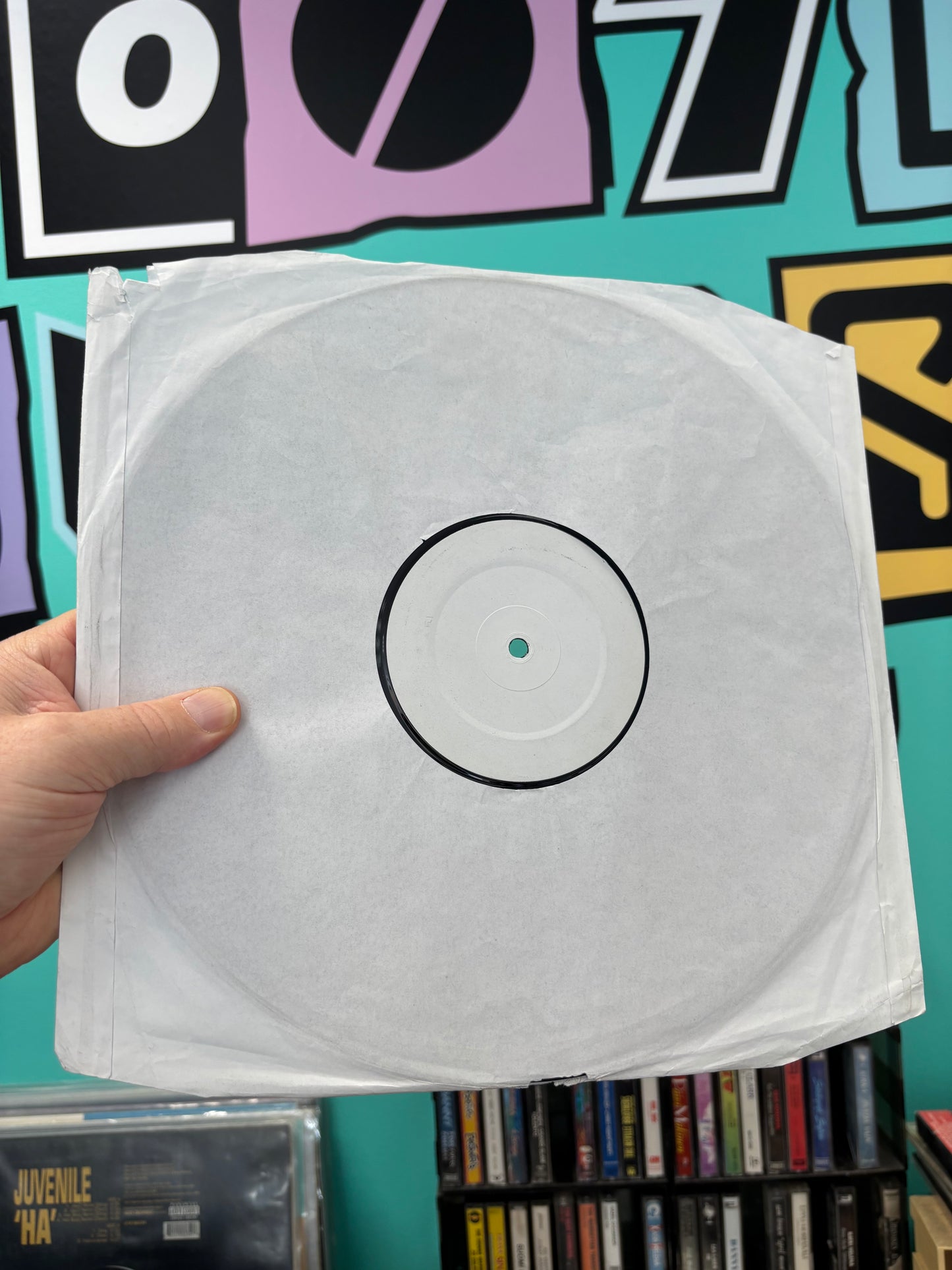DJ Nitro: Indian Blue, 12inch, white label, Glove Records, Belgium 2001