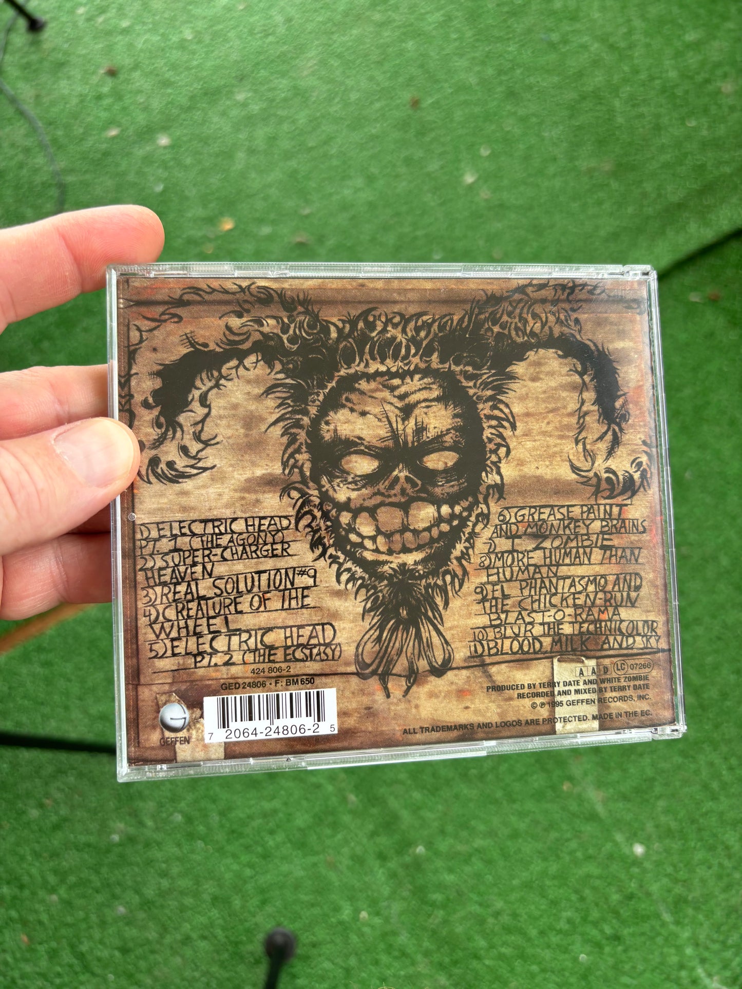 White Zombie - Astro-Creep: 2000 (Songs of Love, Destruction And Other Synthetic Delusions Of The Electric Head), CD, reissue, Geffen Records, Europe 1995?