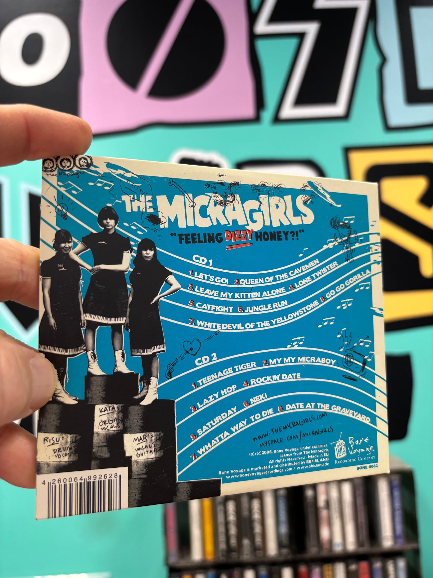 The Micragirls: Feeling Dizzy Honey?!, 2CD, Compilation, Bone Voyage Recording Company, Finland 2007