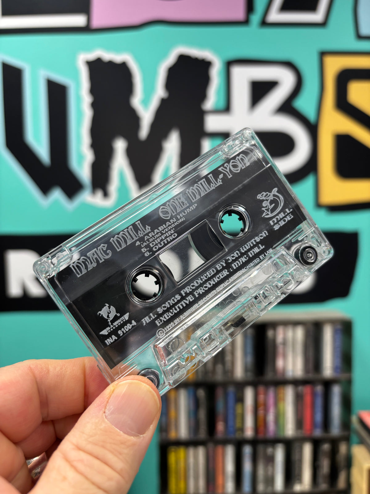 Mac Mill: One Mill-Yon, cassette EP, 1st pressing, Only cassette pressing, In-A-Minute Records, US 1995