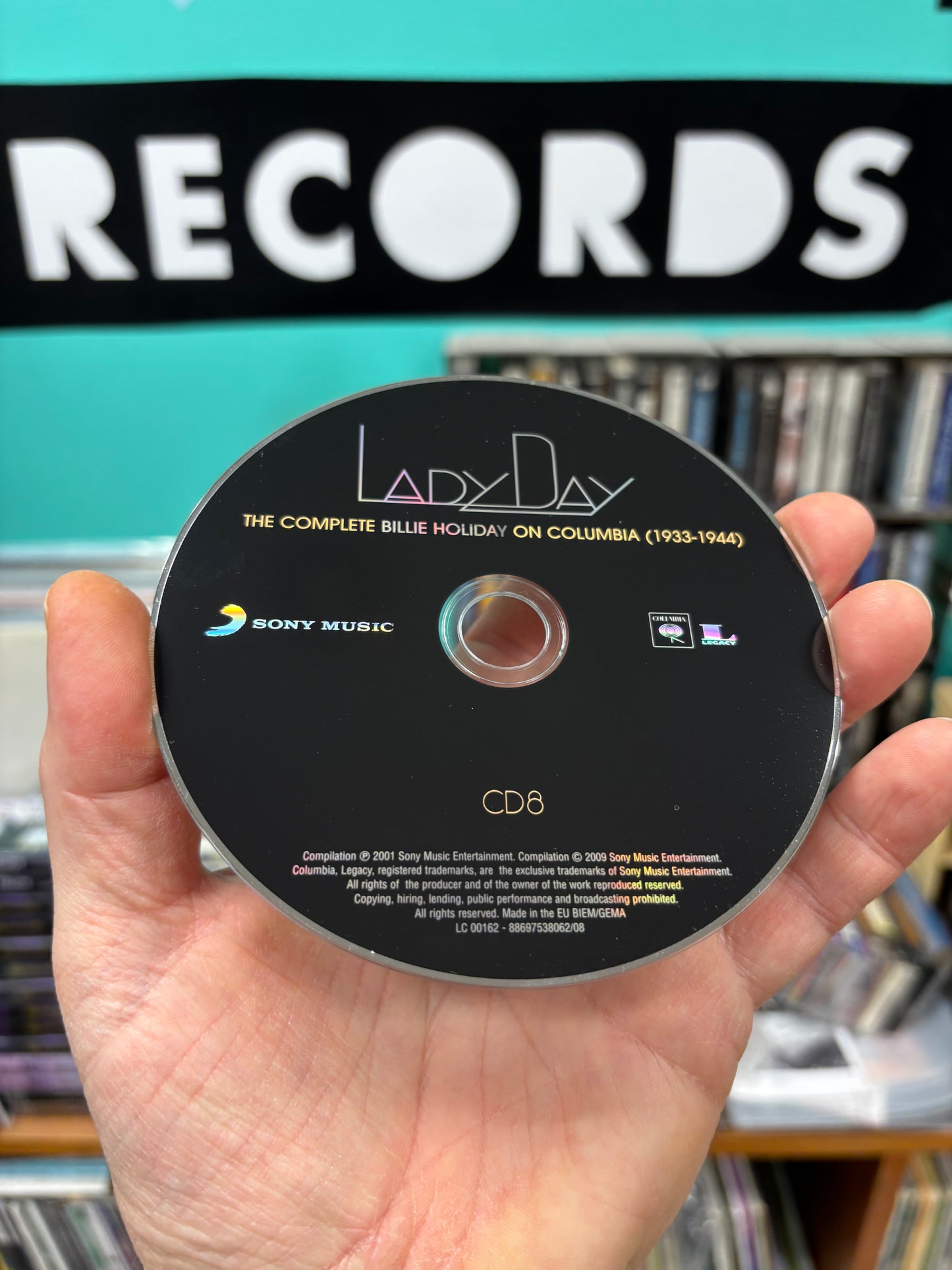 Billie Holiday: Lady Day - The Complete Billie Holiday On Columbia 1933-1944, reissue, remastered, Box Set, 10CD & book, Legacy, Sony Music, Columbia, Europe 2009