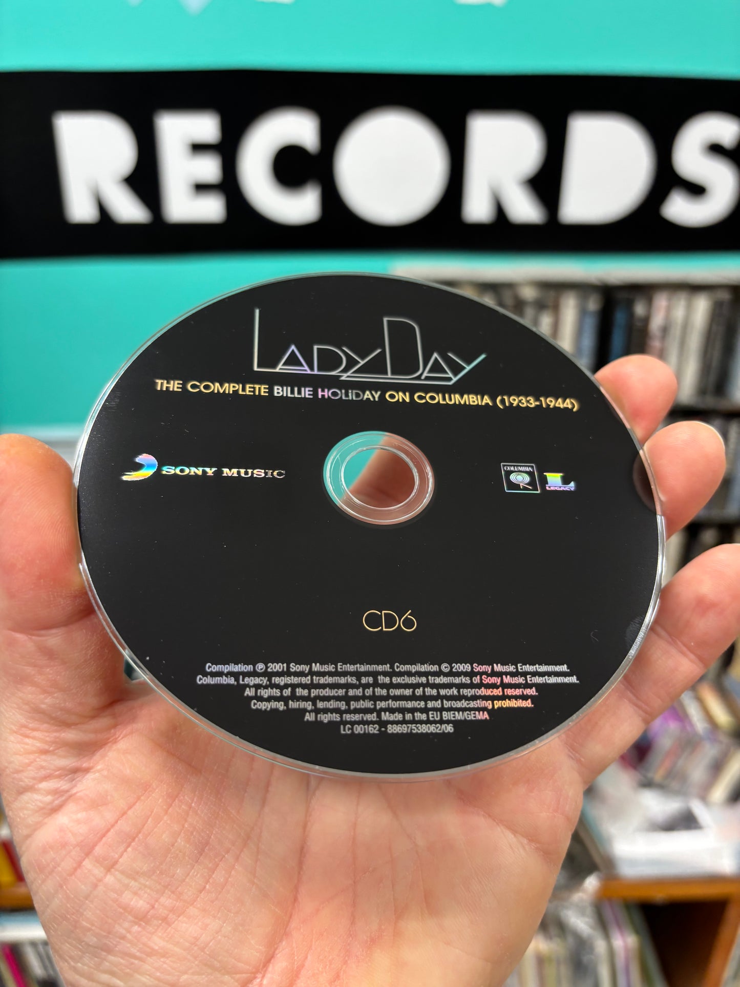 Billie Holiday: Lady Day - The Complete Billie Holiday On Columbia 1933-1944, reissue, remastered, Box Set, 10CD & book, Legacy, Sony Music, Columbia, Europe 2009