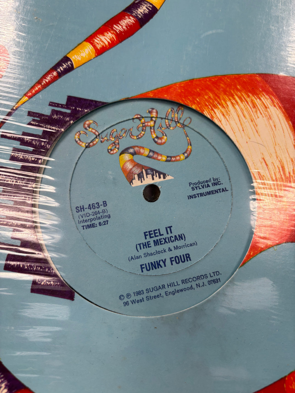 Funky Four: Feel It (The Mexican), 12inch, Sugar Hill Records, US 1983
