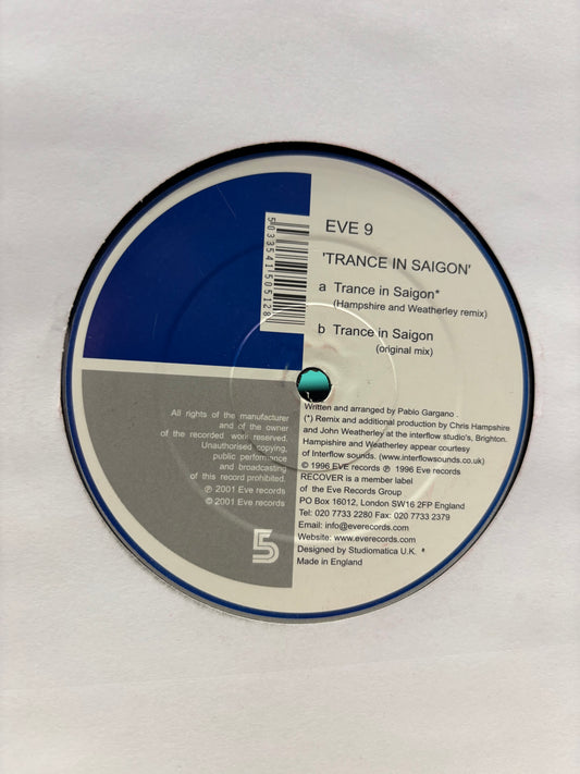 Pablo Gargano: Trance In Saigon, 12inch, Only official pressing, Recover, UK 2001