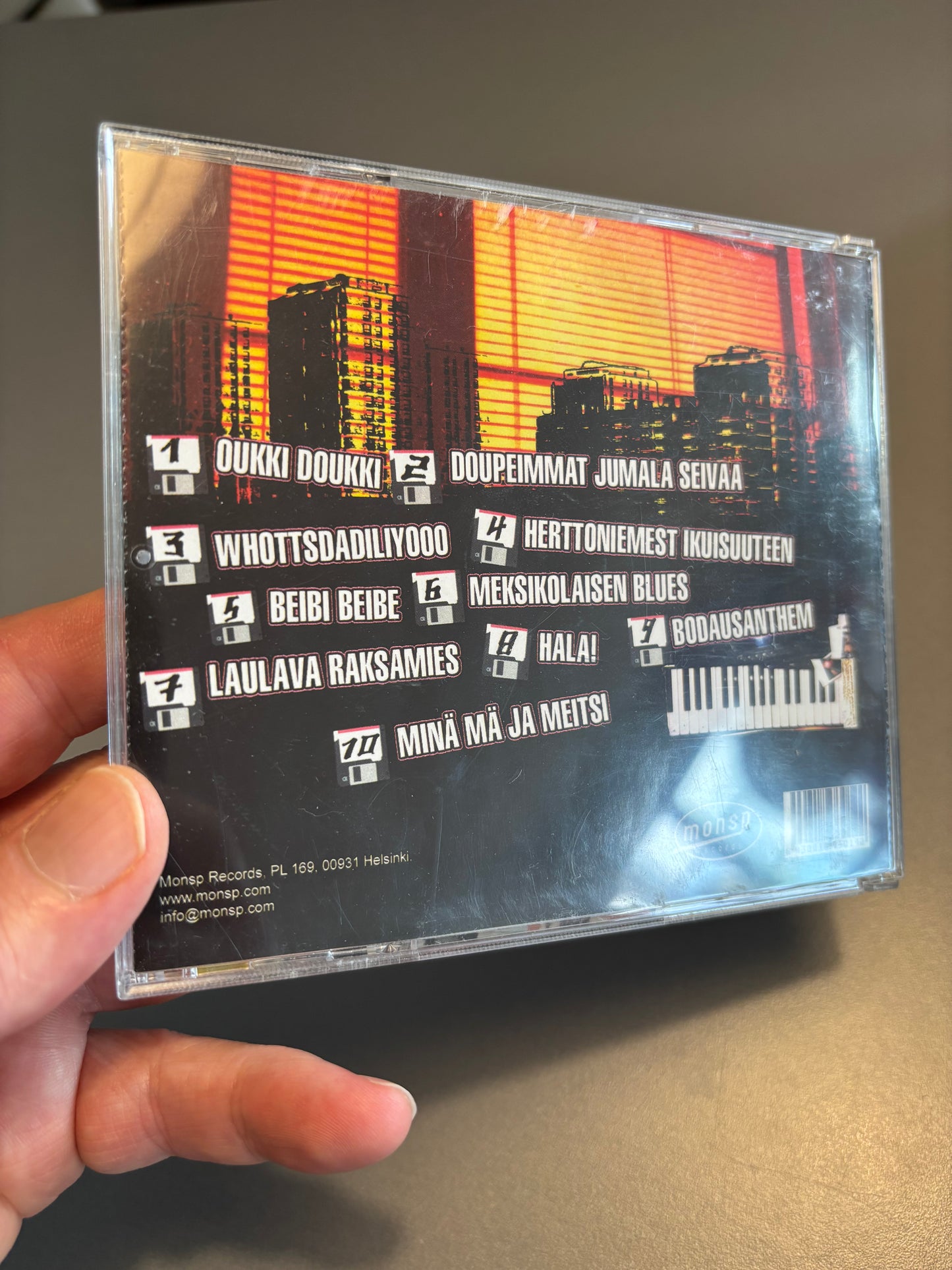 Ruudolf: Doupeimmat Jumala Seivaa, CD, Only CD pressing, Monsp Records, Finland 2004