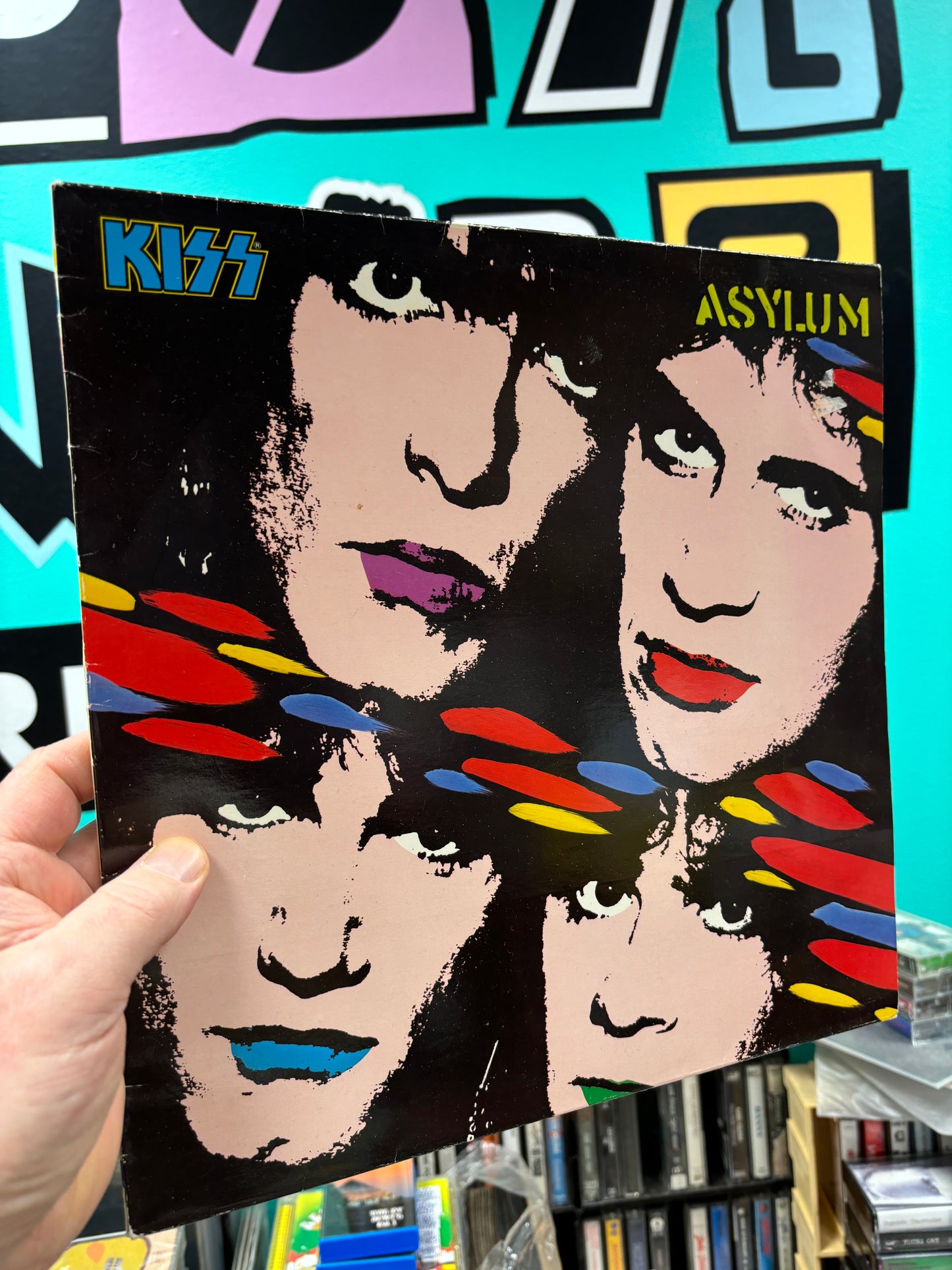 Kiss: Asylum, LP, Mercury, Finland 1985