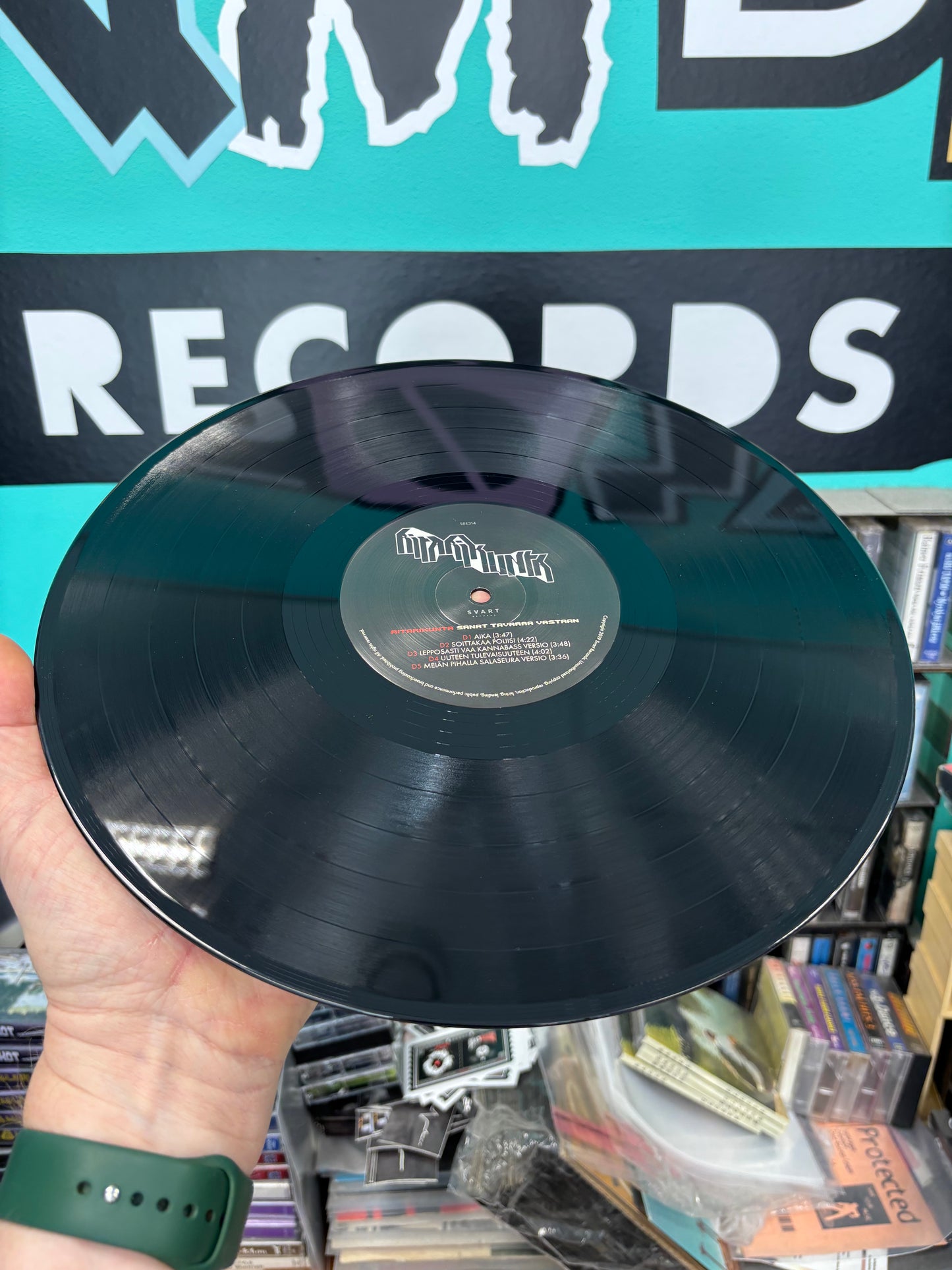 Ritarikunta: Sanat Tavaraa Vastaan, 2LP, gatefold, black vinyls, reissue, Svart Records, Finland 2019