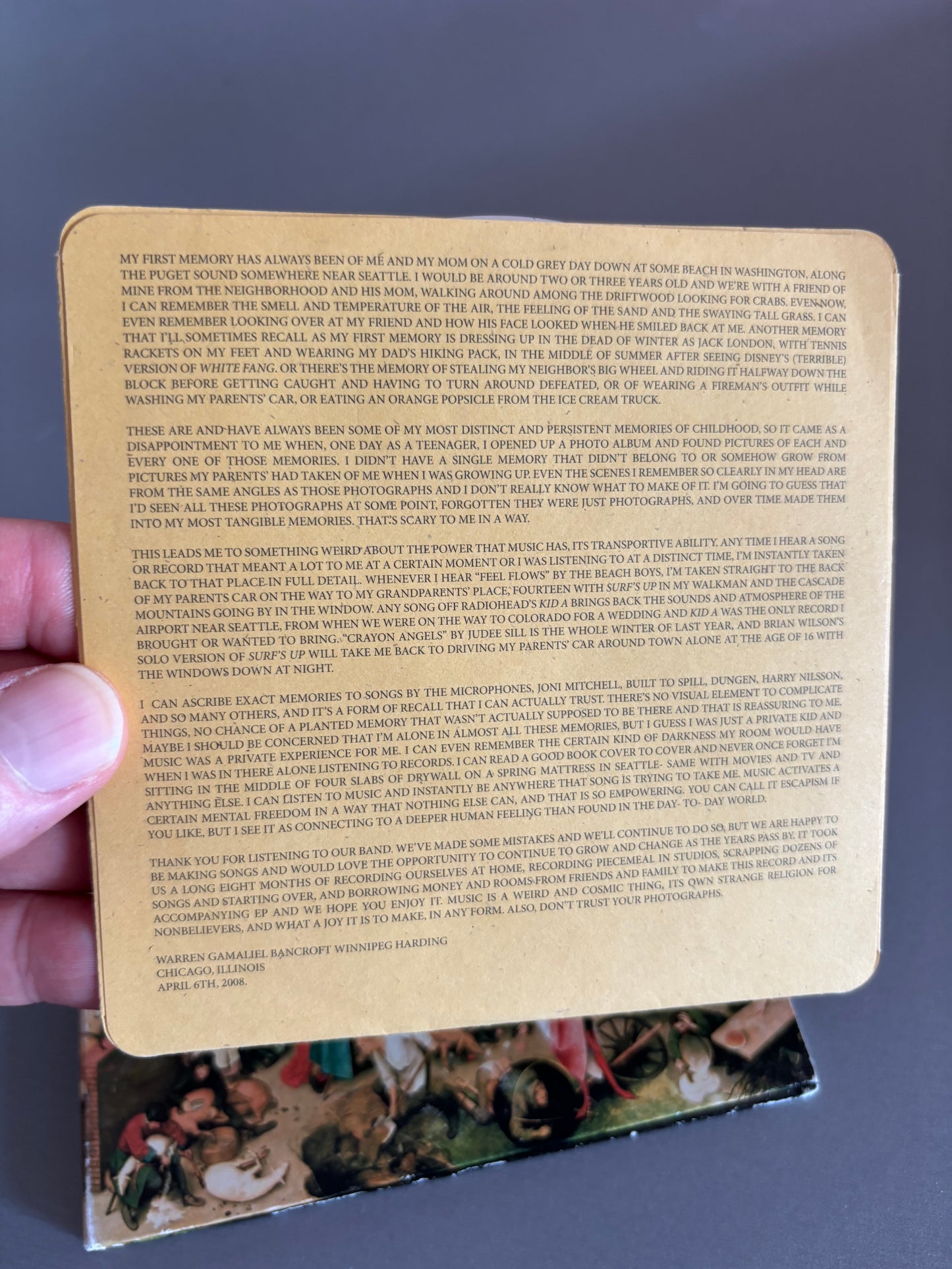 Fleet Foxes: Fleet Foxes, CD, Sub Pop, US 2008