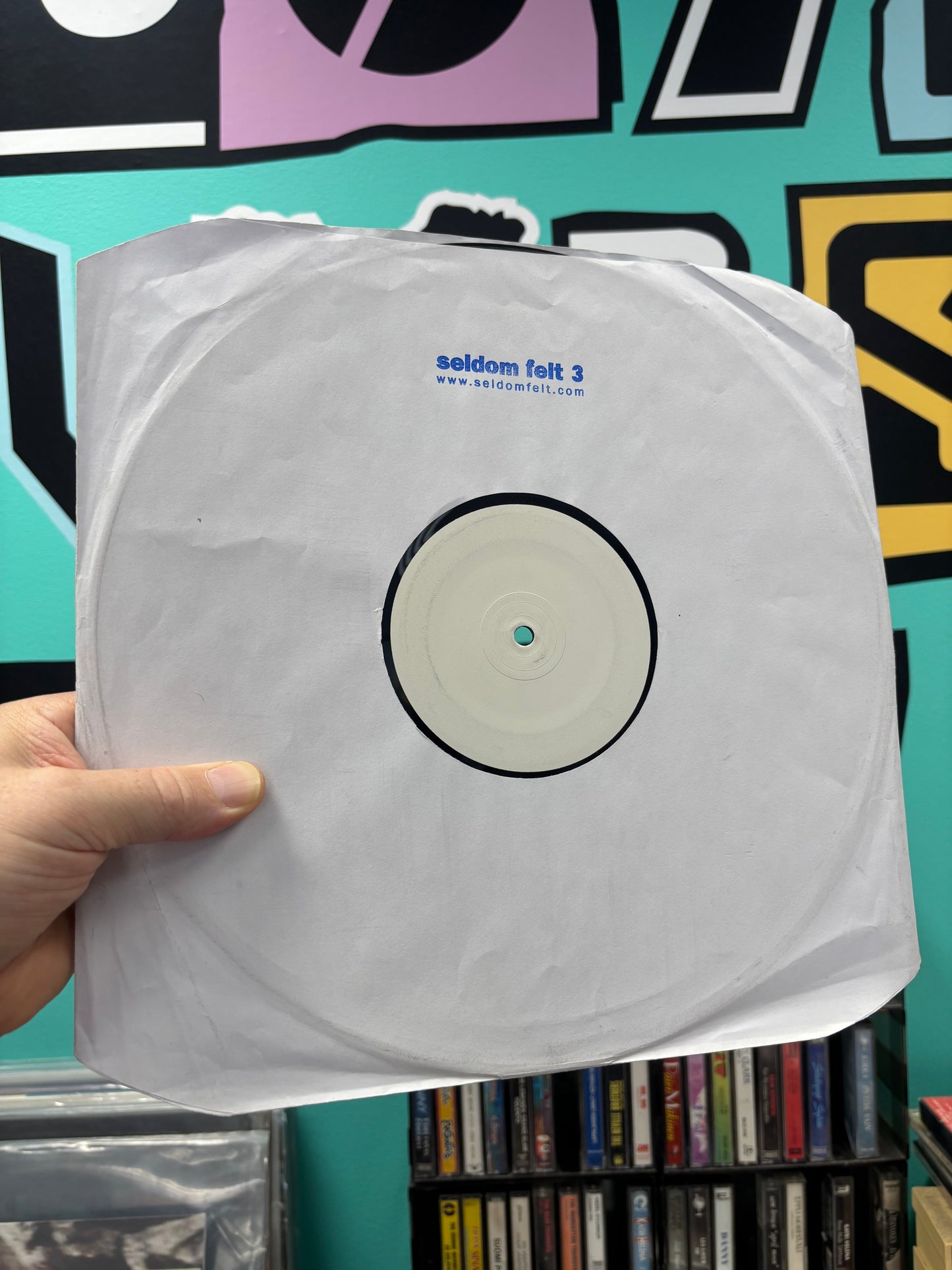 Unknown Artist: Seldom Felt 3, 12inch, white label, Only pressing, Seldom Felt, UK 2009
