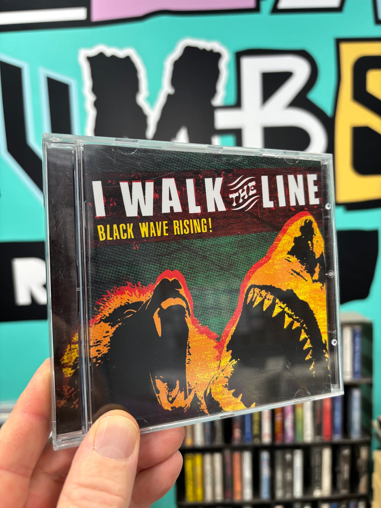 I Walk The Line: Black Wave Rising!, CD, 1st pressing, Combat Rock Industry, Finland 2008