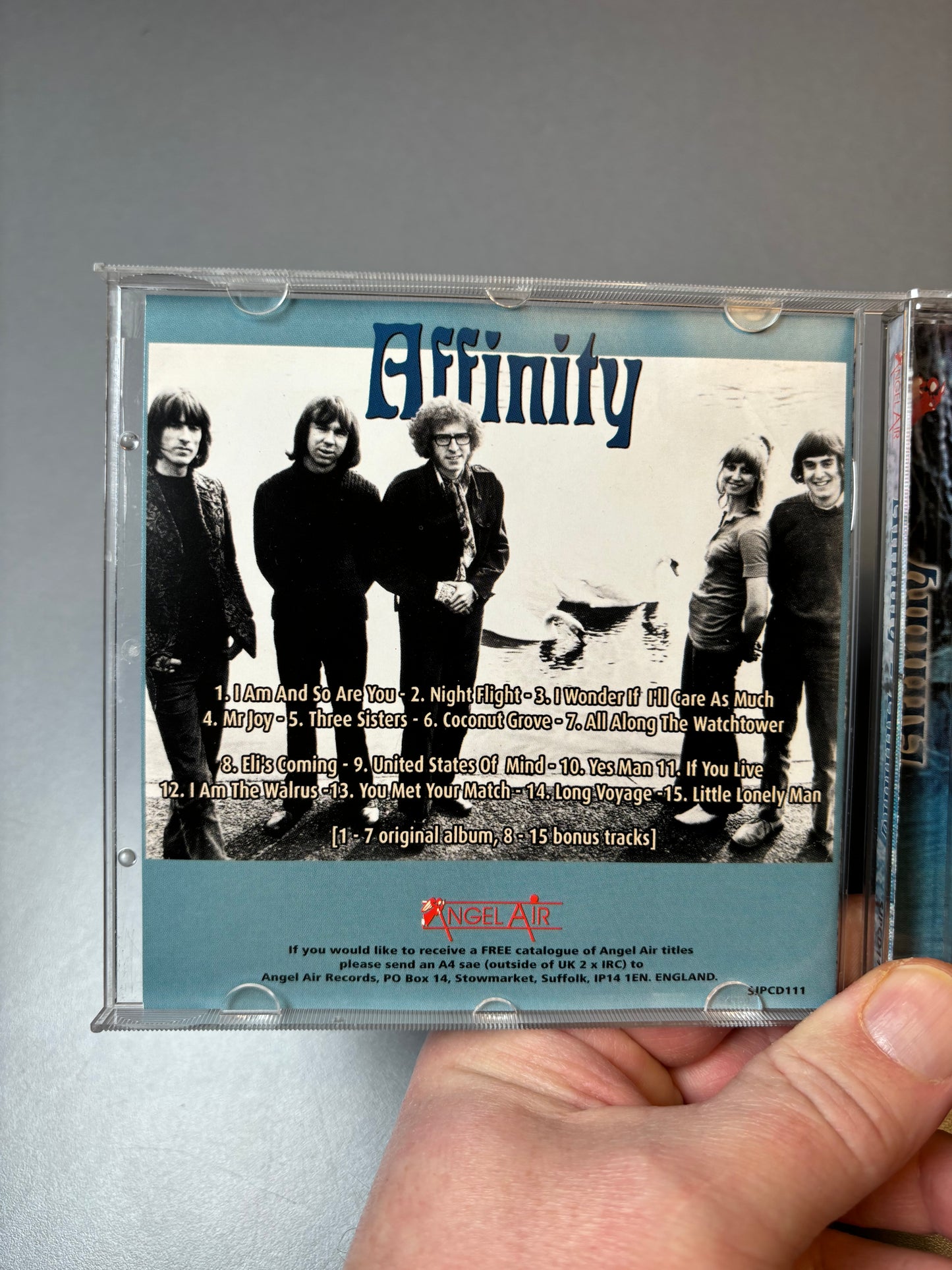 Affinity: Affinity, CD, reissue, Angel Air Records, UK 2002