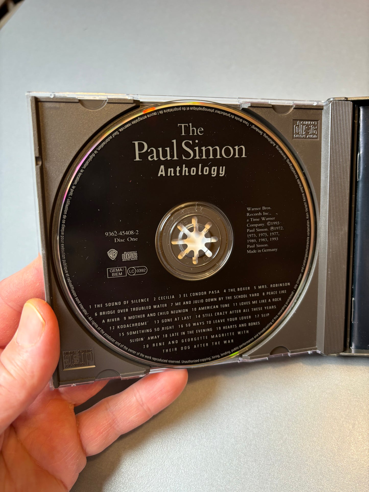 The Paul Simon: The Paul Simon Anthology, 2CD, Warner Bros. Records, Europe 1993