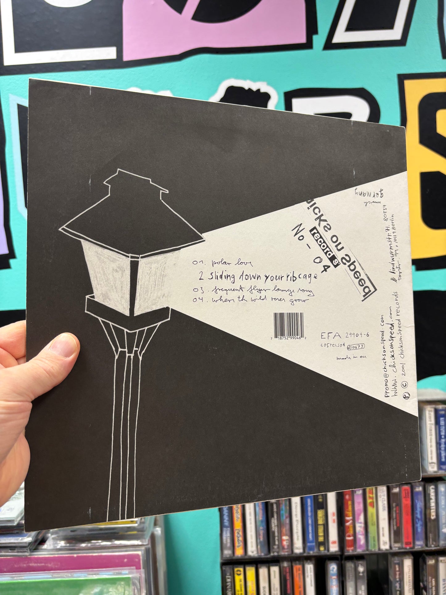 The Chicks On Speed/Kreidler Sessions, 12inch, Only official vinyl pressing, Chicks On Speed Records, Germany 2001