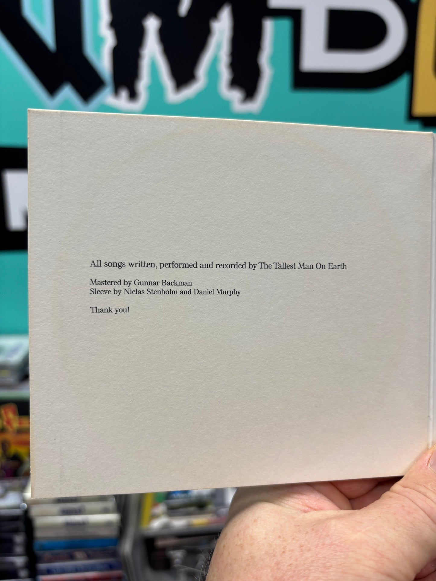 The Tallest Man On Earth, CD, Dead Oceans, US 2010