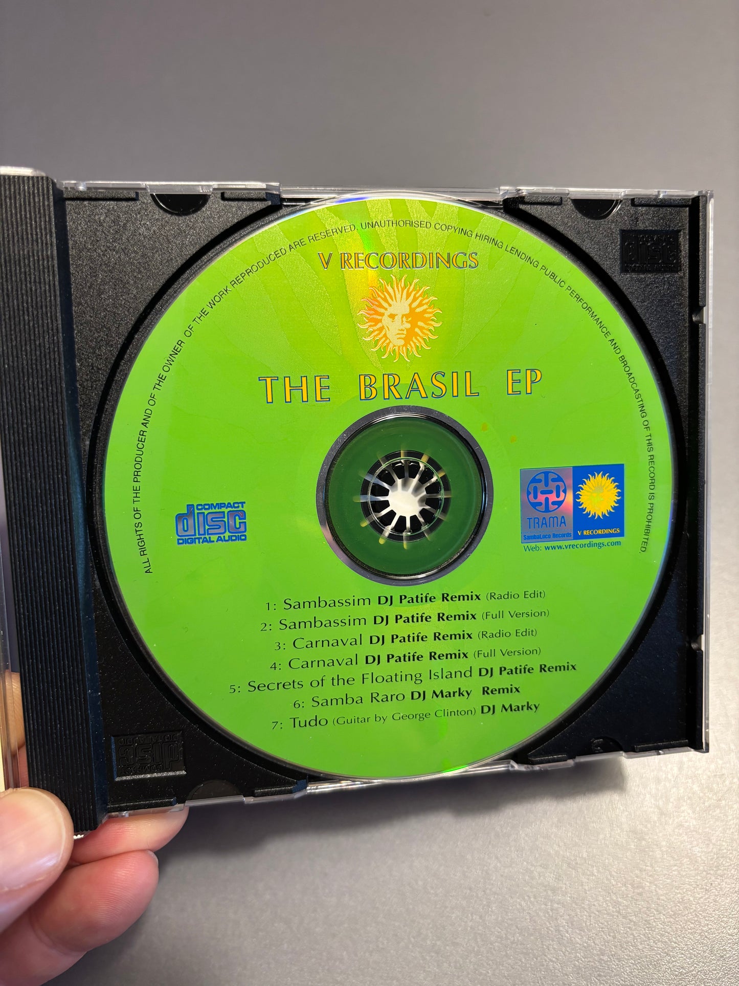 V Recordings - The Brasil EP, CD, V Recordings, UK 2001