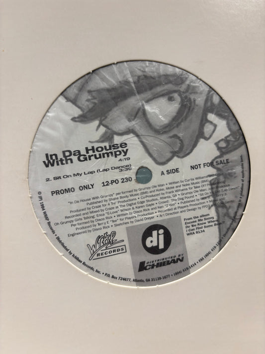 In Da House With Grumpy, 12inch, Only pressing, Promo, Wrap Records, US 1994
