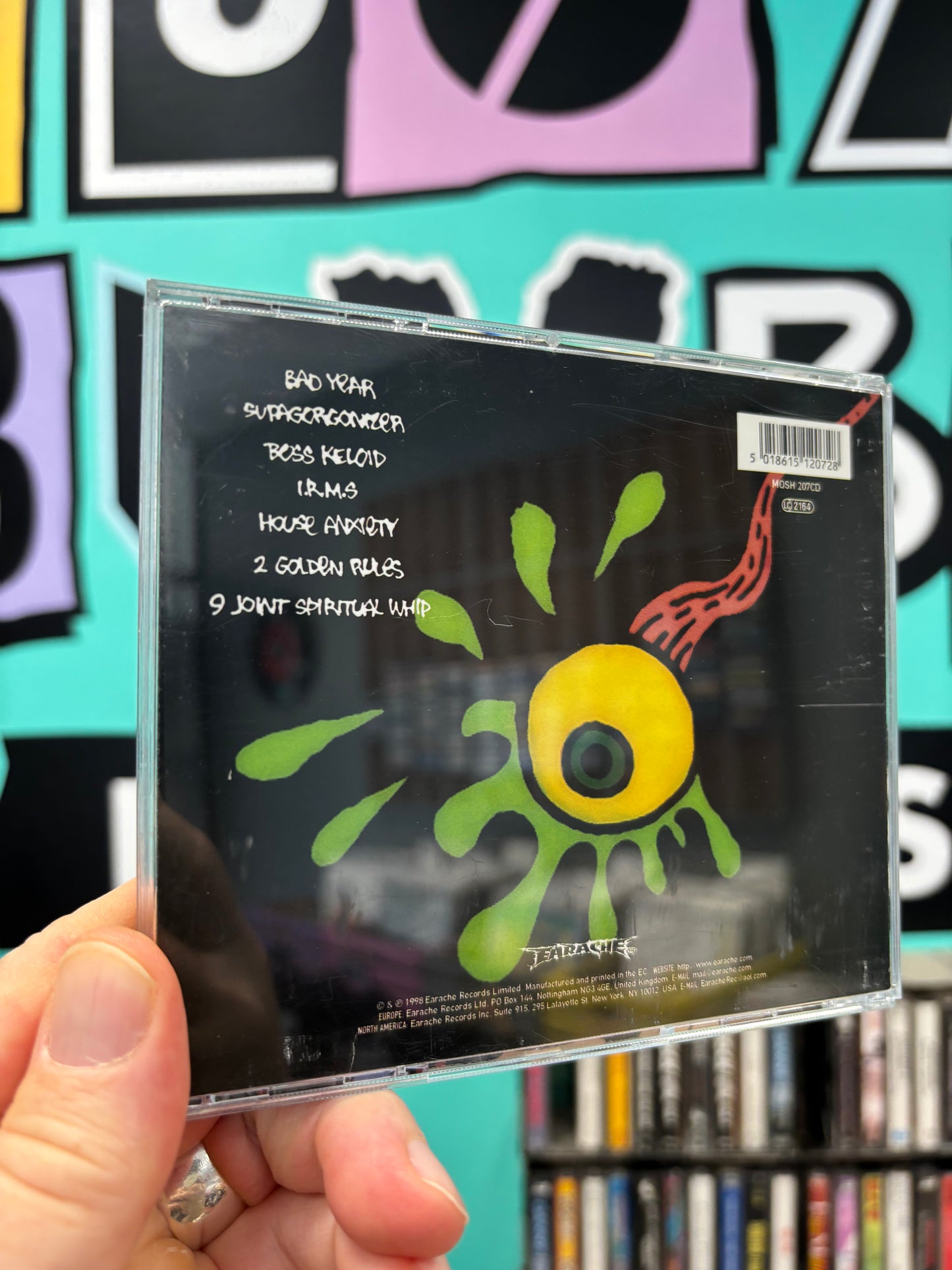 Iron Monkey: Our Problem, CD, 1st pressing, Earache, UK 1998