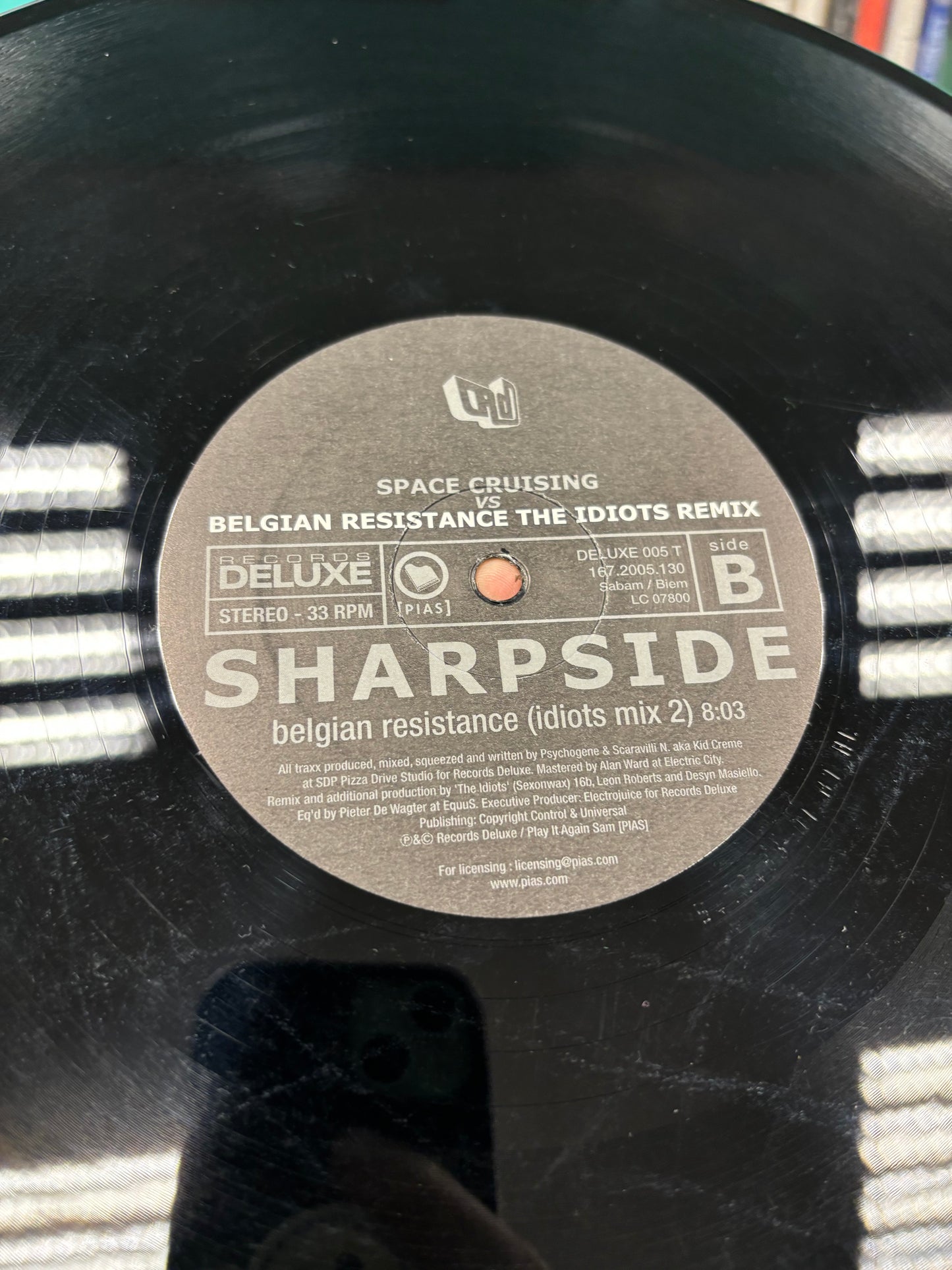 Sharpside: Belgian Resistance (The Idiots Remix), 12inch, Records Deluxe, [PIAS], Belgium 2004