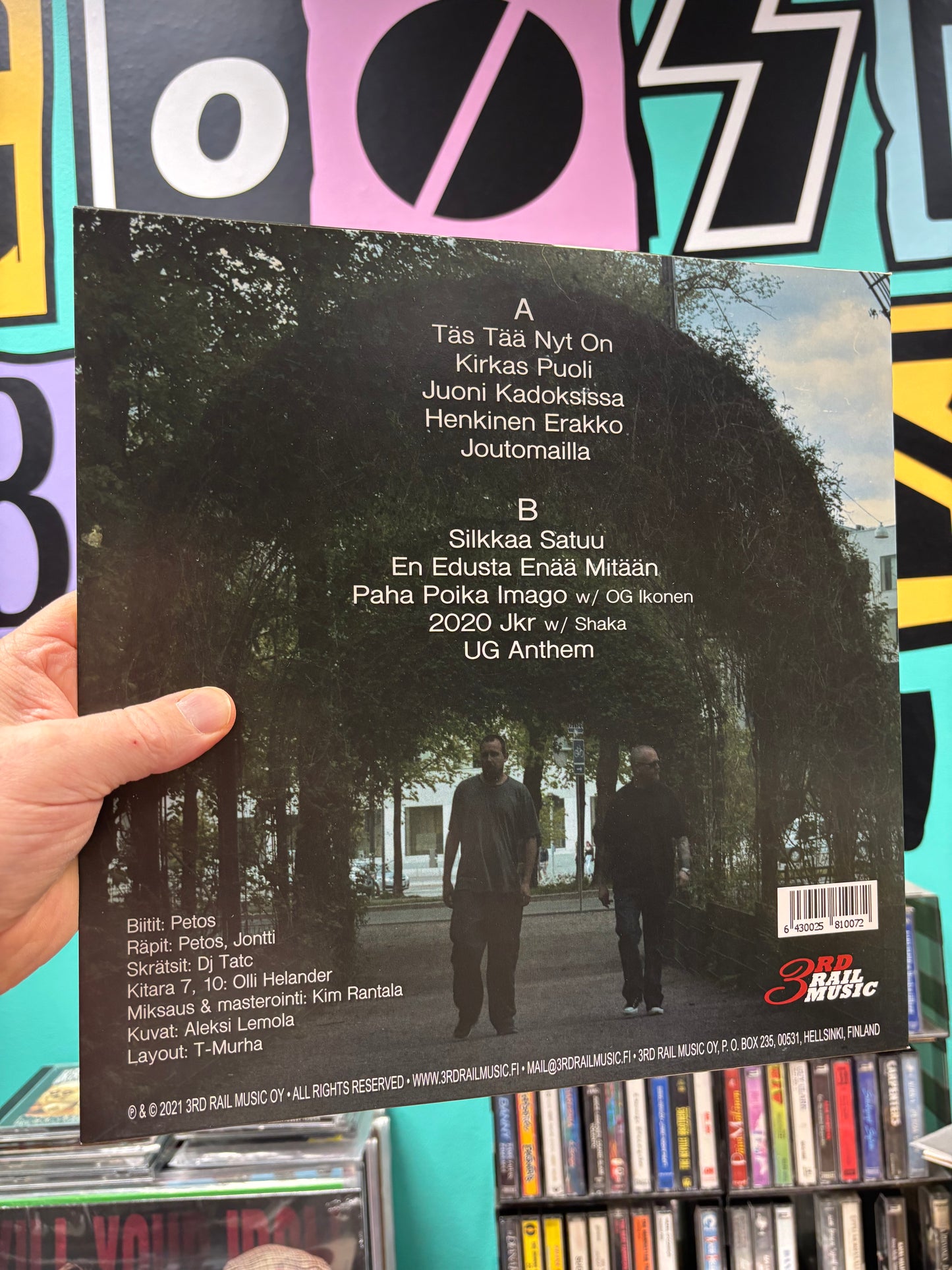 Kallio Underground: Kirkas Puoli, LP, Black vinyl, 1st pressing, 3rd Rail Music, Finland 2021