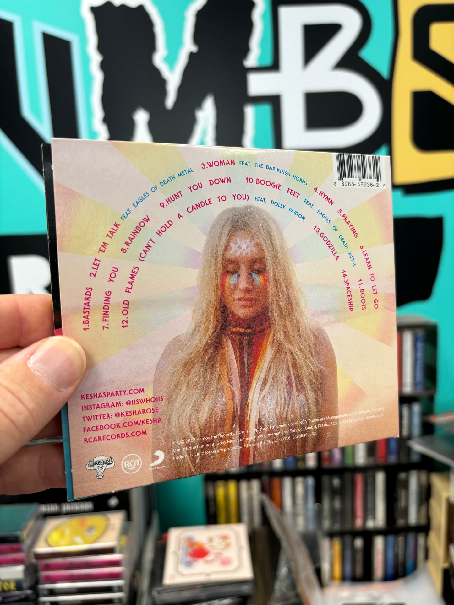 Kesha: Rainbow, CD, Kemosabe Records, RCA, Europe 2017