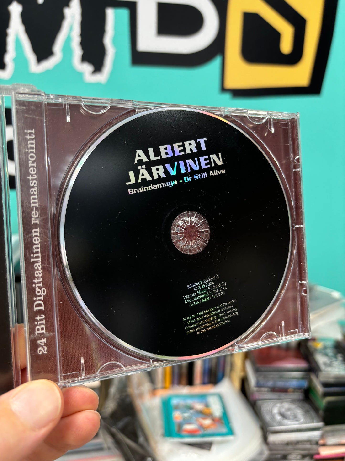 Albert Järvinen - Braindamage - Or Still Alive, CD, reissue, remastered, Warner Music Finland, Finland 2004