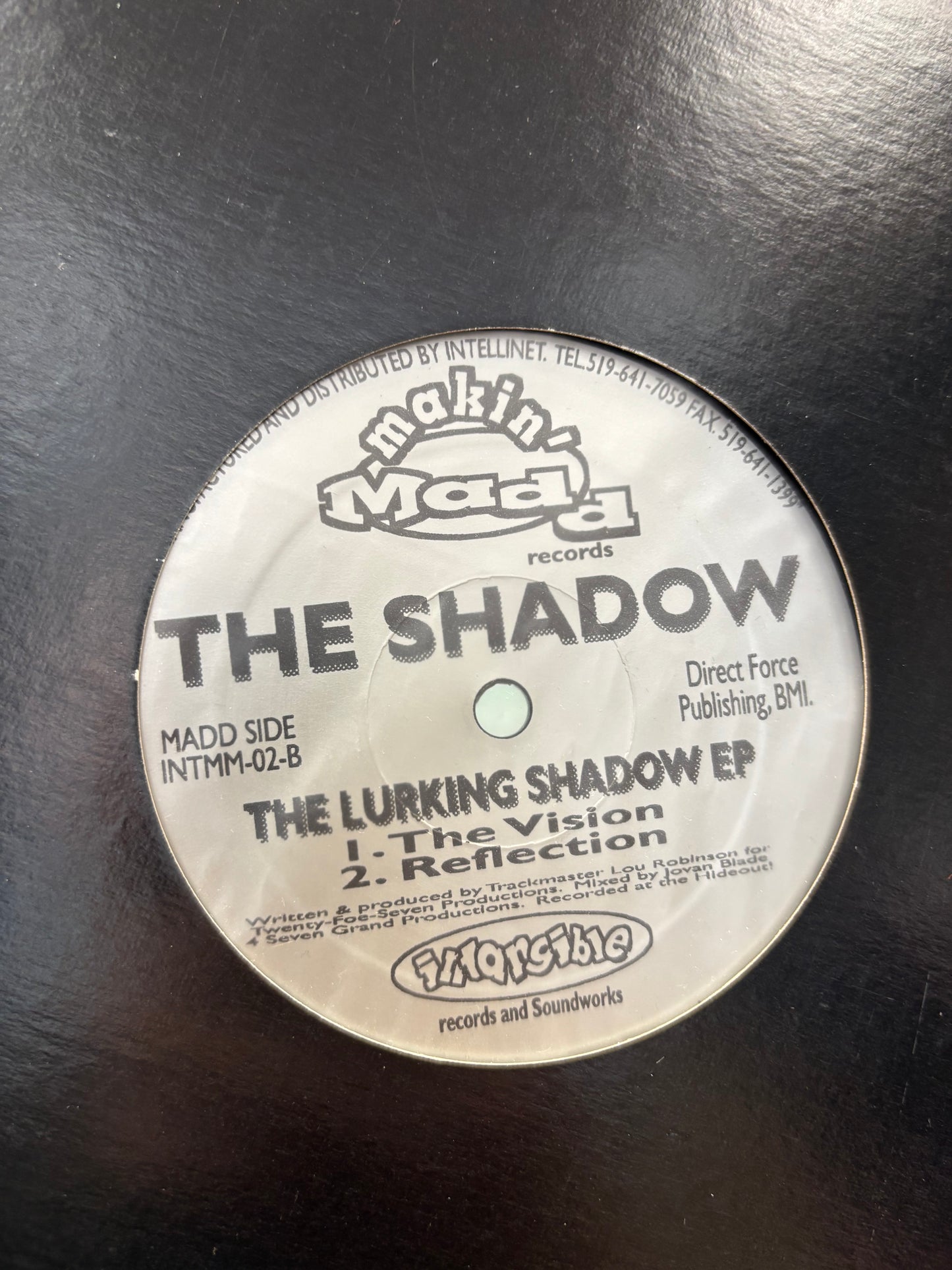 The Shadow: The Lurking Shadow EP, 12inch, 1st pressing, Makin’ Madd Records, US 1995
