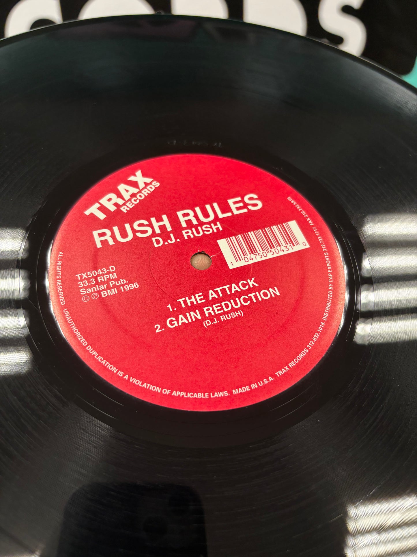 D.J. Rush: Rush Rules EP, reissue, 2x12inch, US 1999