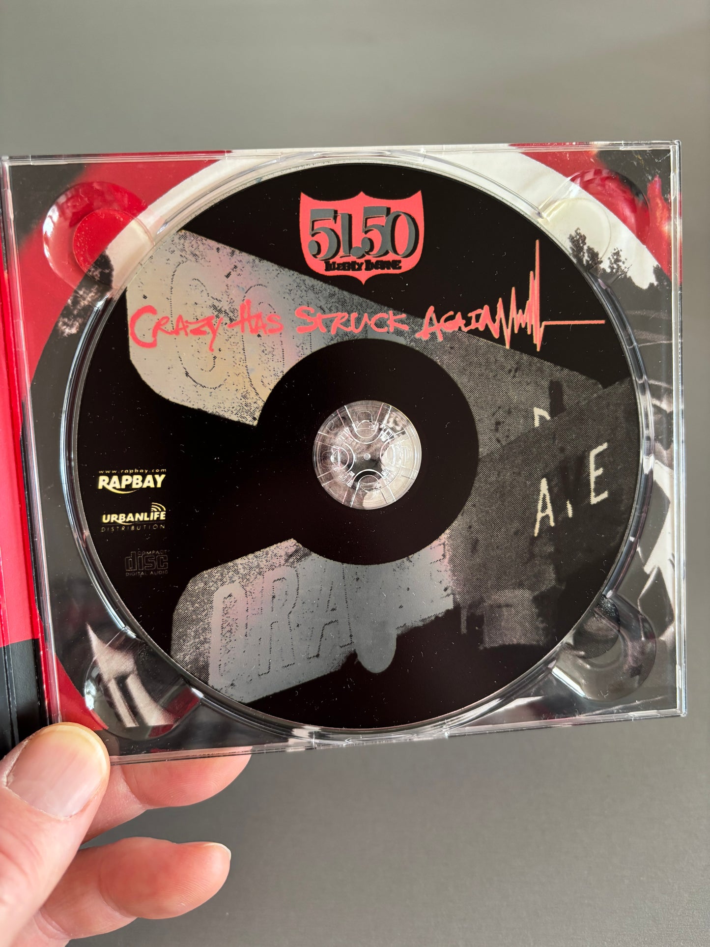51.50 Illegaly Insane: Crazy Has Struck Again, CDr, reissue, digipak, Rapbay, Urbanlife Distribution, US 2021