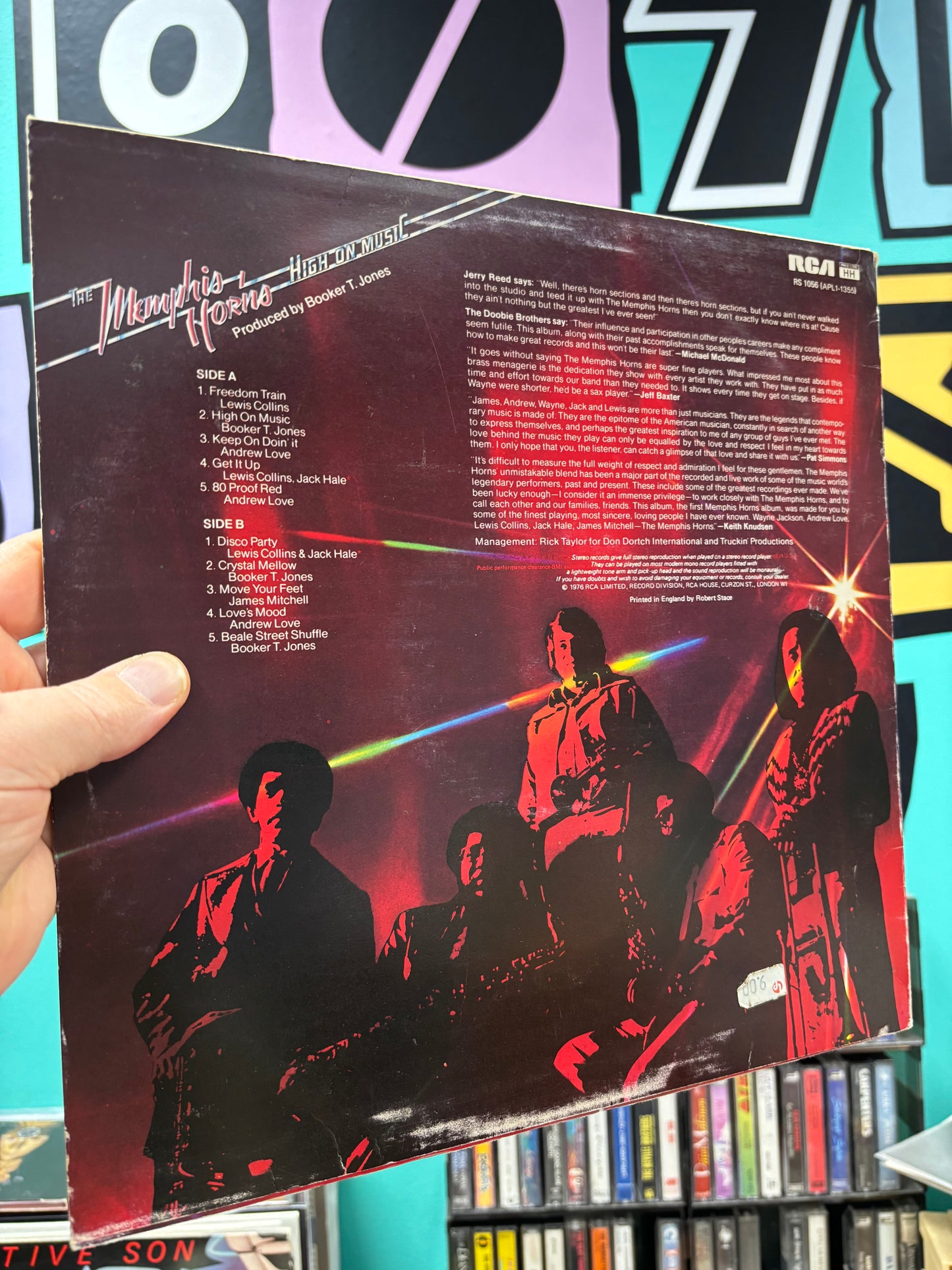 Memphis Horns: High On Music, LP, RCA Victor, RCA, UK 1976