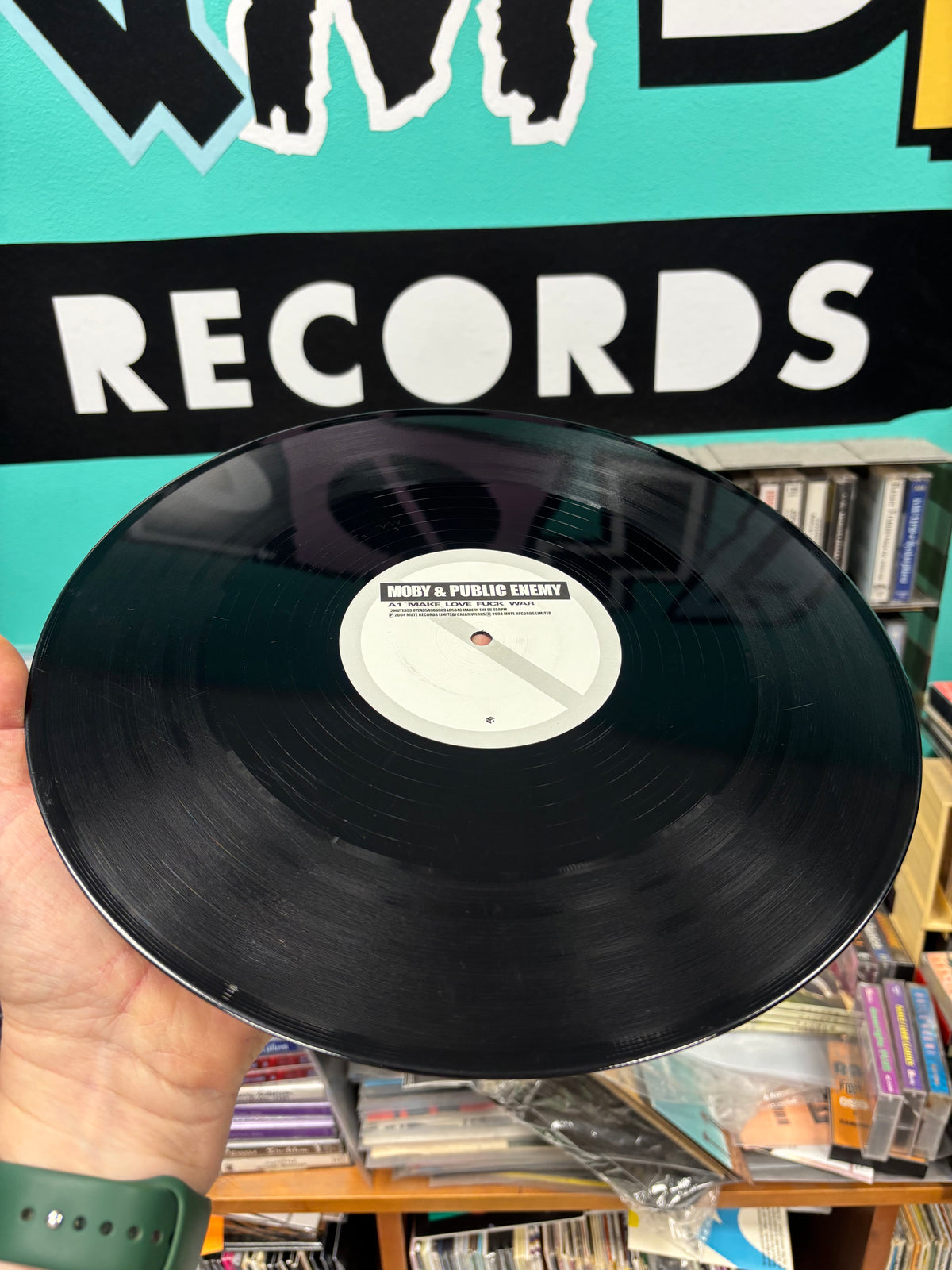 Moby & Public Enemy: Make Love Fuck War, 12inch, Only official vinyl pressing, Mute, UK 2004