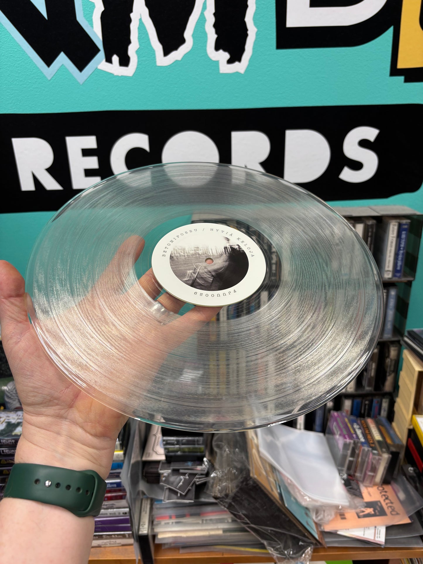 Betonipossu: Hyviä Keloja, LP, 1st pressing, Only official vinyl pressing, Limited Edition, Numbered, Clear, Fjuu Records, Finland 2014