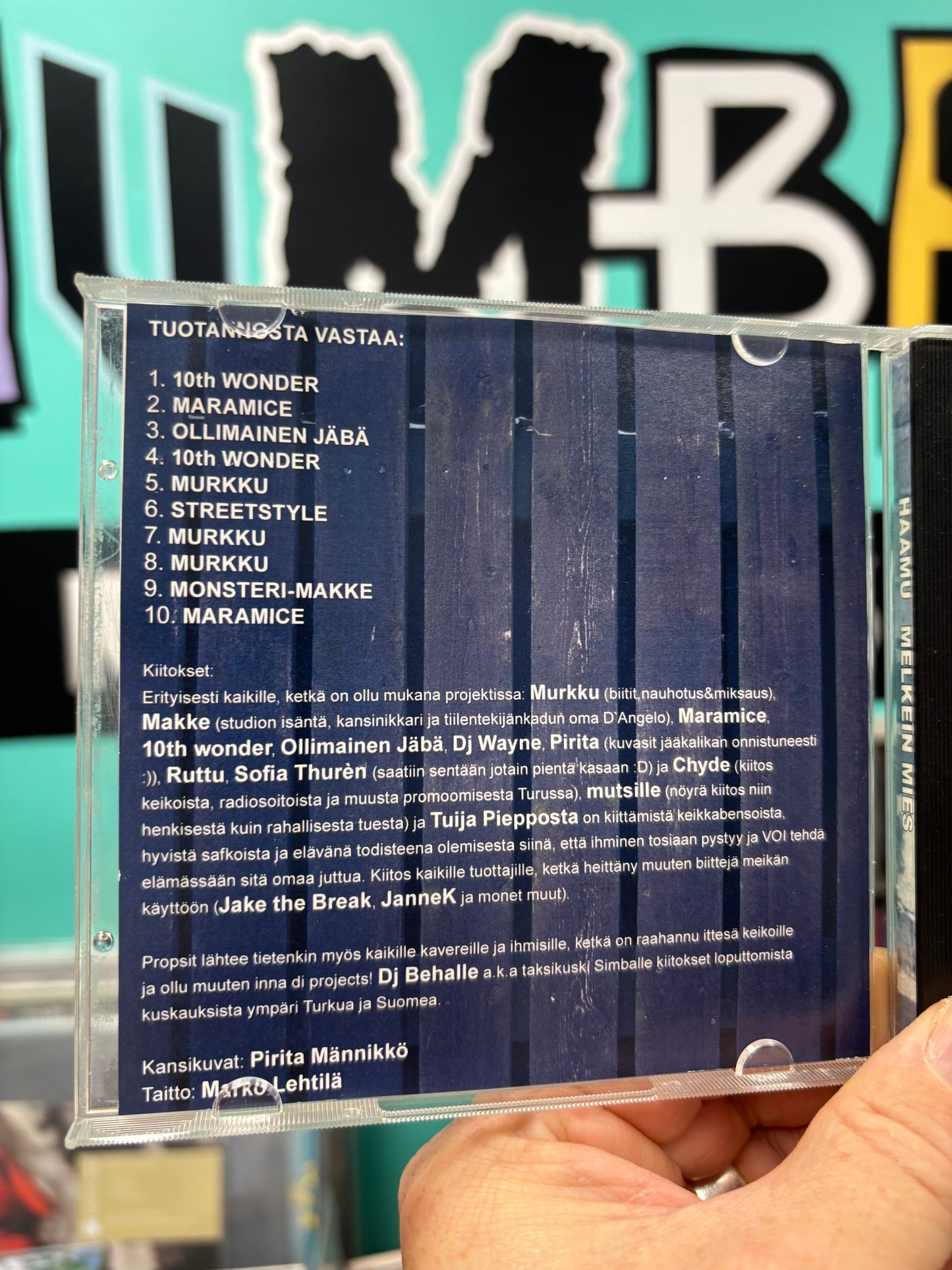 Haamu: Melkein Mies, CDr, Only pressing, Not On Label, Finland 2009
