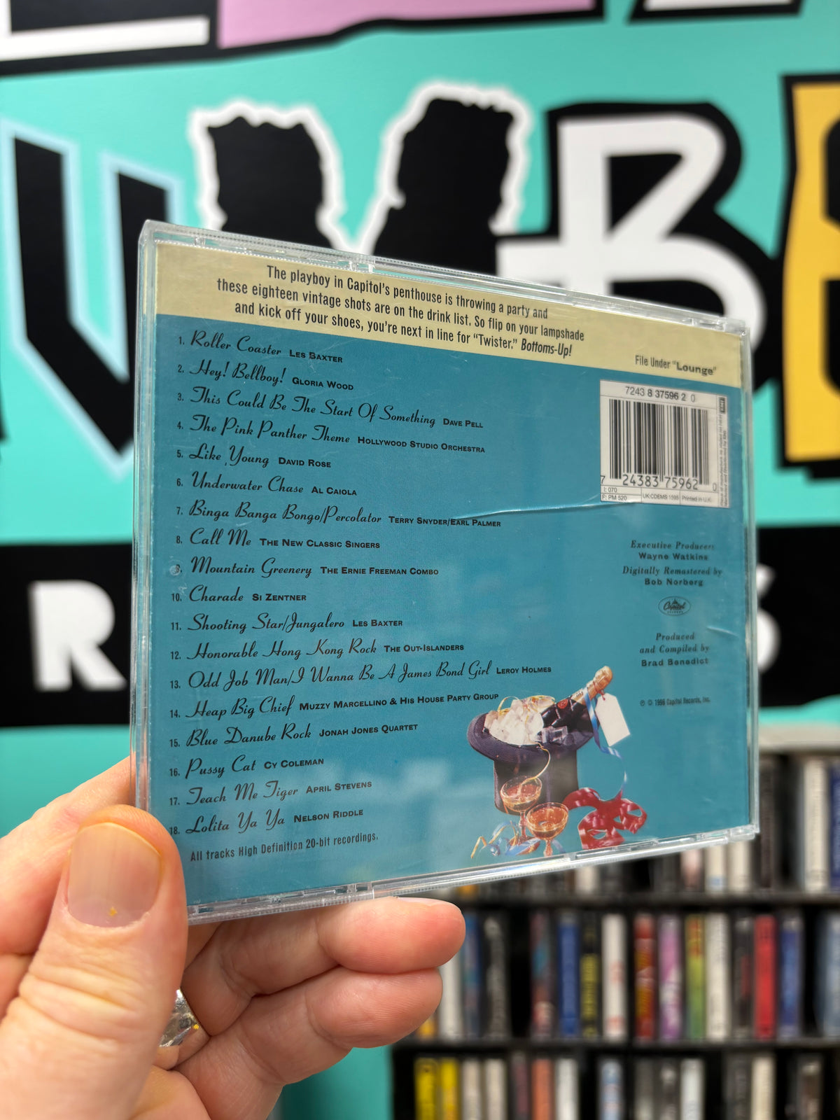 Cocktail Capers, CD, compilation, remastered, Capitol Records, UK & Europe 1996