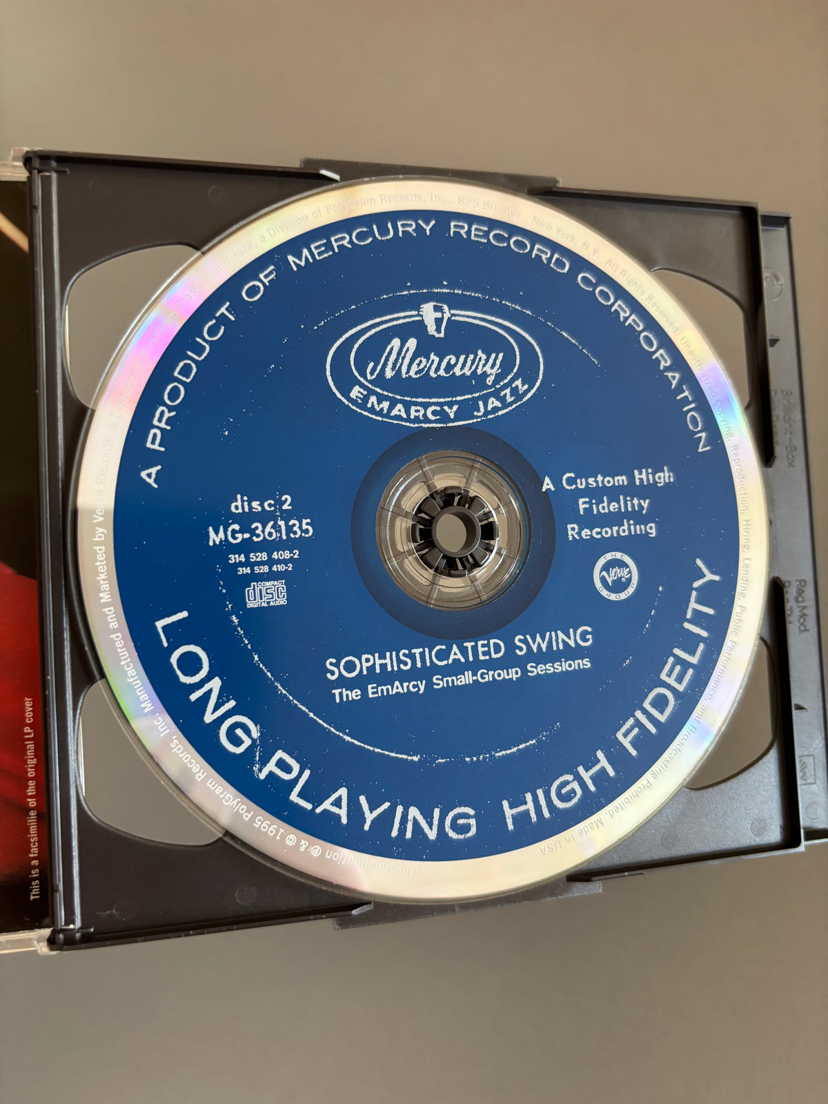 Cannonball Adderley: Sophisticated Swing: The Emarcy Small-Group Sessions, 2CD, 1st pressing, compilation, Verve Records, US 1995