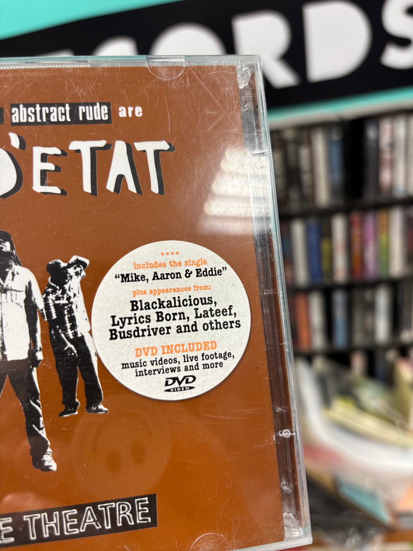 Haiku D’Etat (Aceyalone, Mikah 9 & Abstract Rule): Coup De Theatre, CD, DVD, Decon, Project Blowed, Europe 2004