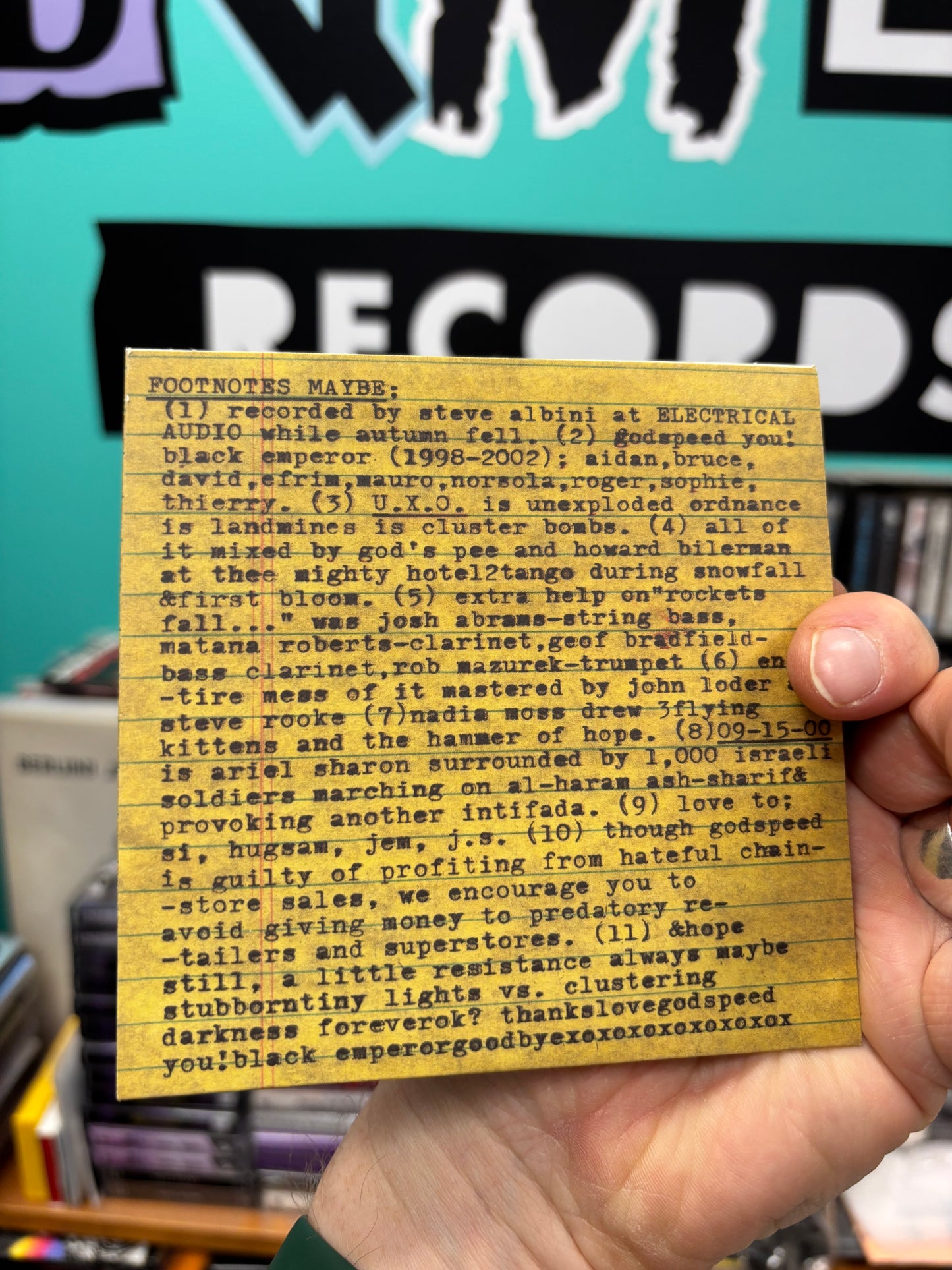 Godspeed You! Black Emperor - Yanqui U.X.O., CD, Constellation, Country? 2002