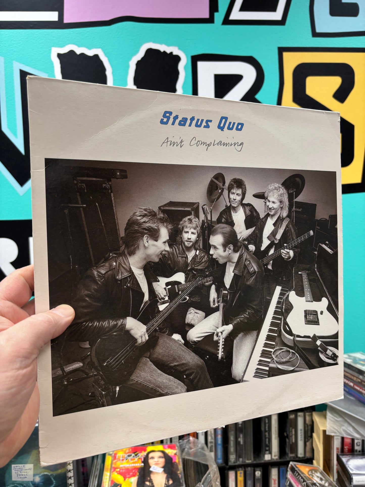 Status Quo: Ain’t Complaining, LP, Vertigo, Finland 1988