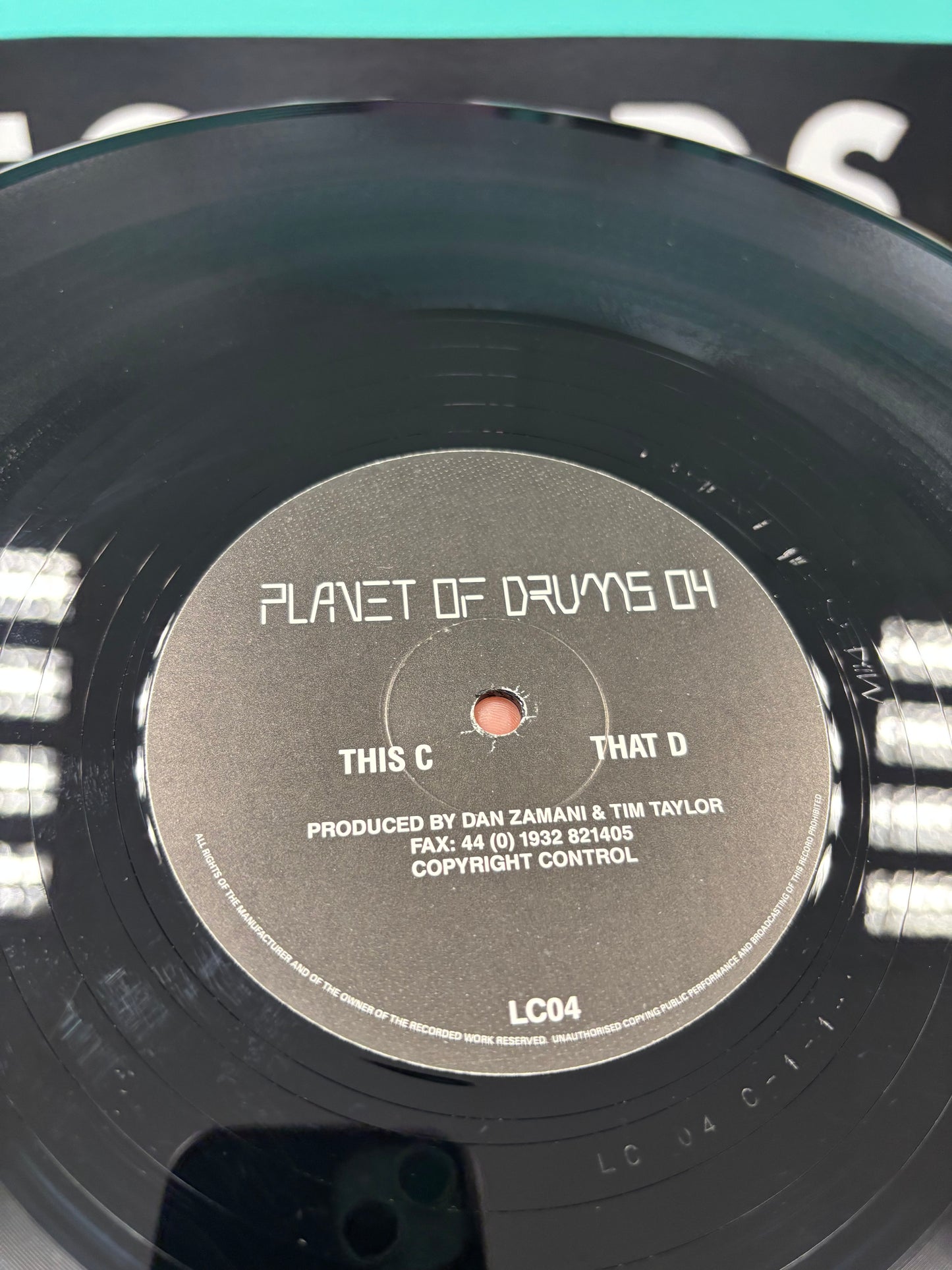 Dan Zamani & Tim Taylor: Planet Of Drums 04, 2x12inch, Only official pressing, Planet Of Drums, UK 1995